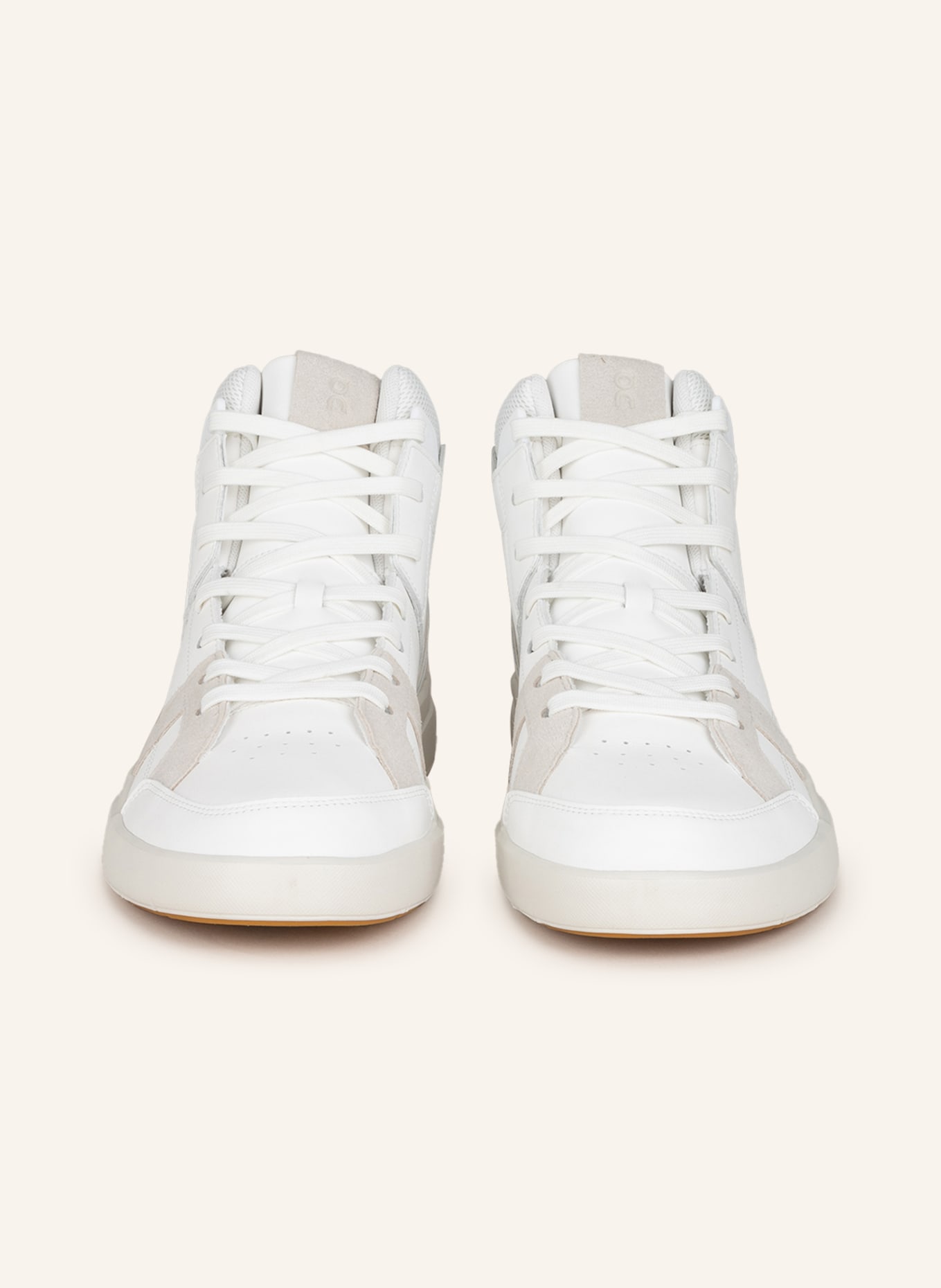 On Hightop-Sneaker THE ROGER CLUBHOUSE MID, Farbe: WEISS/ HELLGRAU (Bild 3)