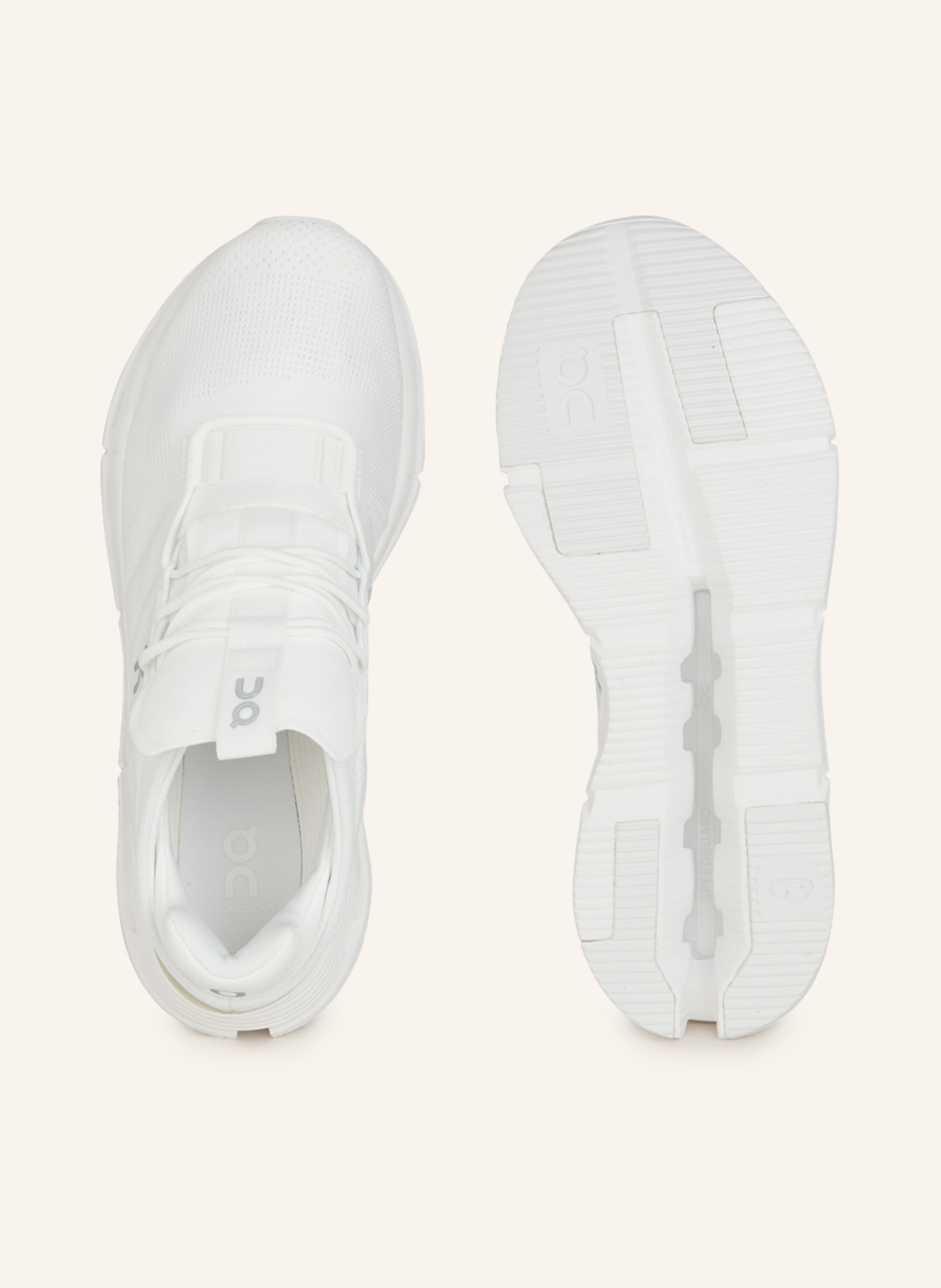 On Sneakers CLOUDNOVA UNDYED, Color: WHITE (Image 5)