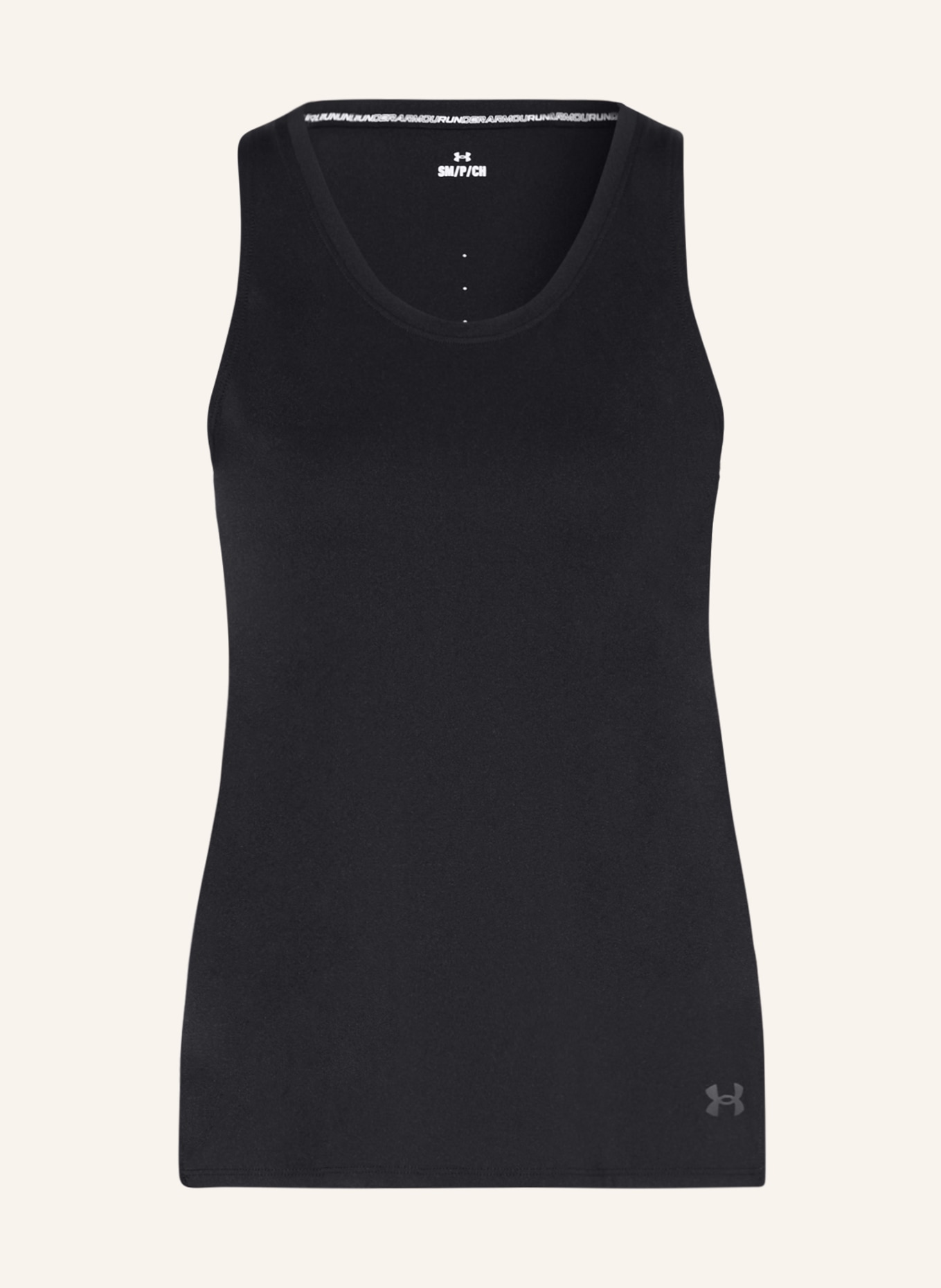 UNDER ARMOUR Running top UA ISO-CHILL LASER, Color: BLACK (Image 1)