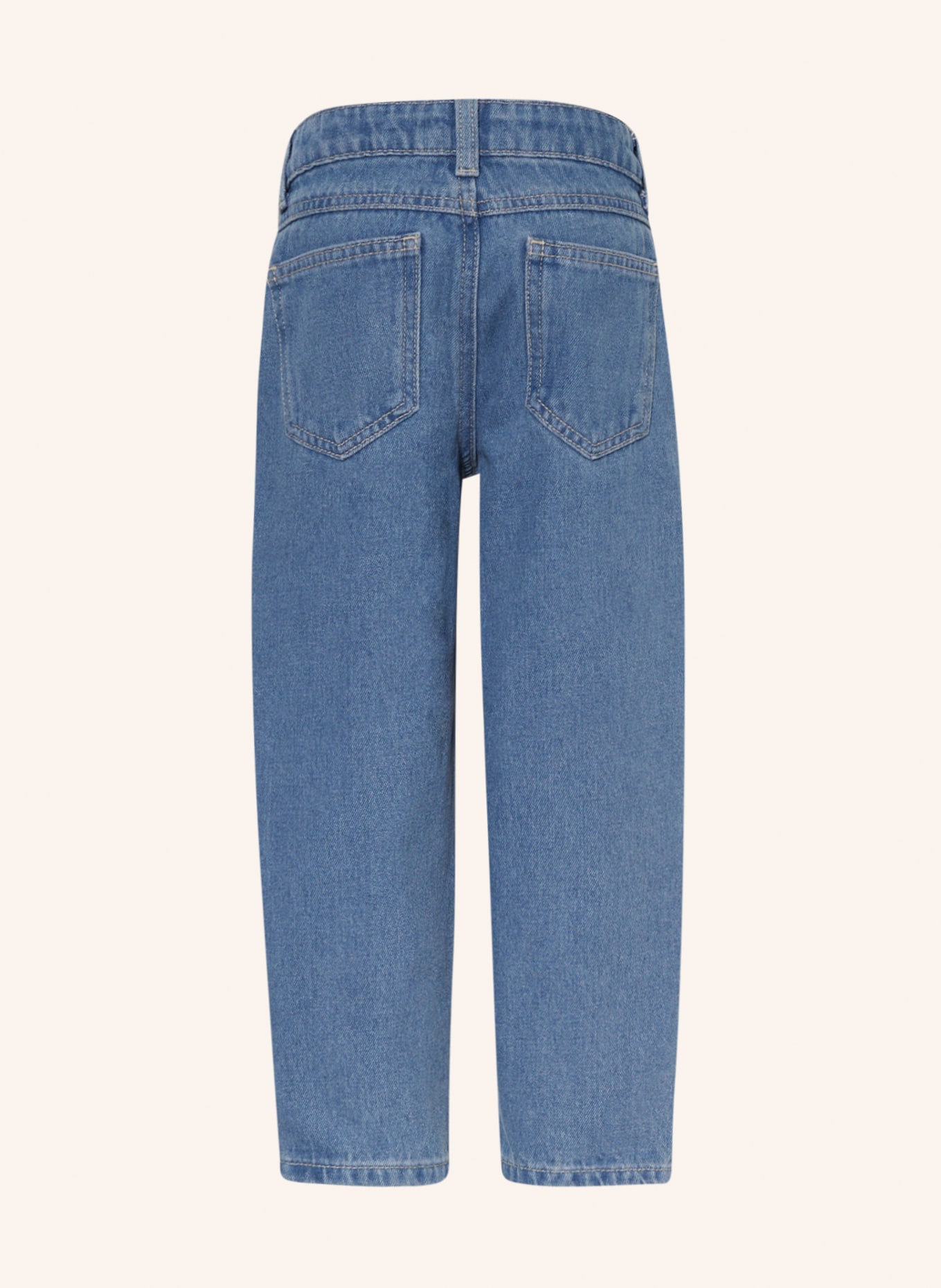 name it Jeans Mom Fit mit Stickereien: MEDIUM BLUE DENIM