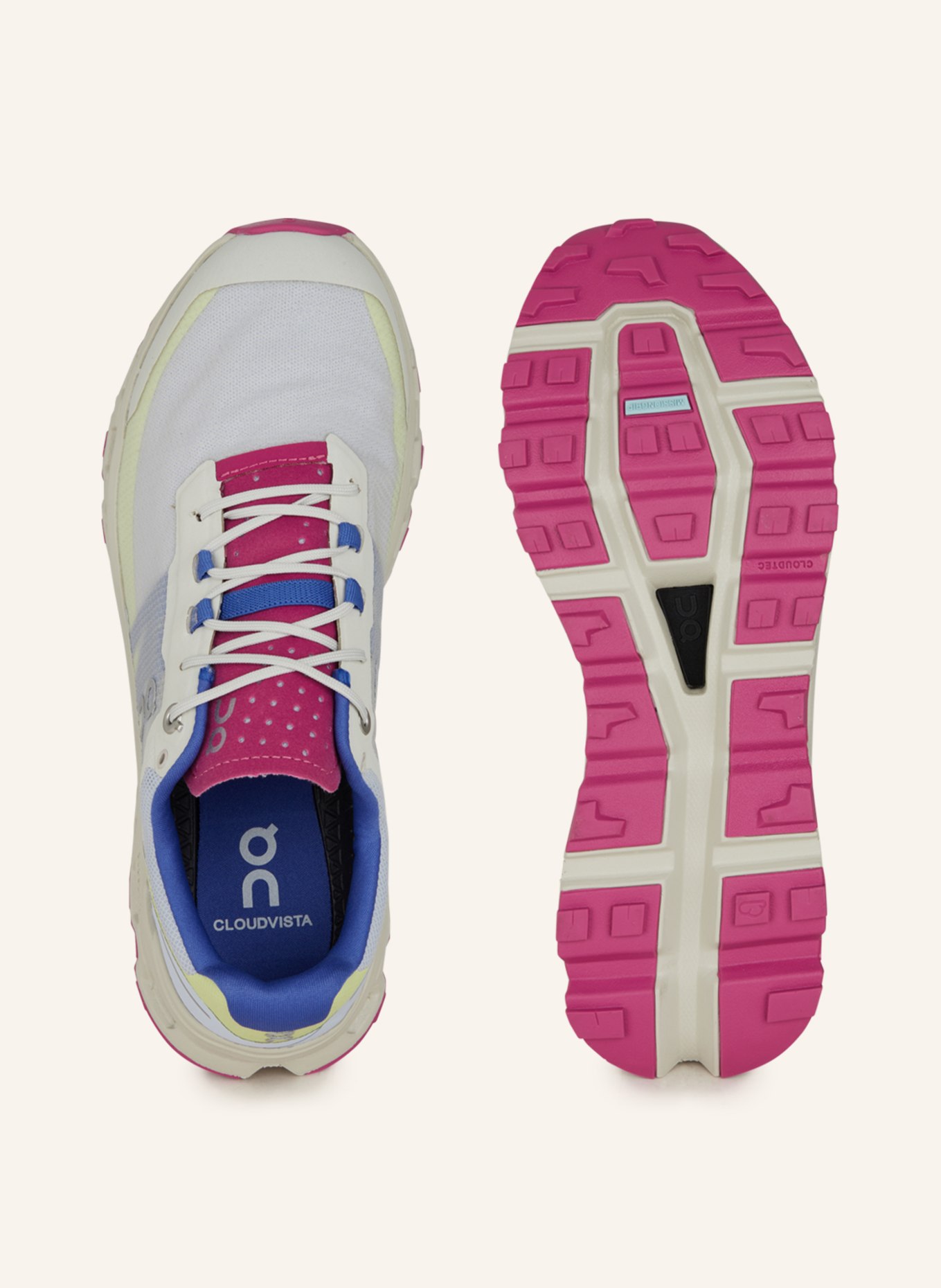 On Trail running shoes CLOUDVISTA, Color: LIGHT BLUE/ FUCHSIA/ DARK BLUE (Image 5)