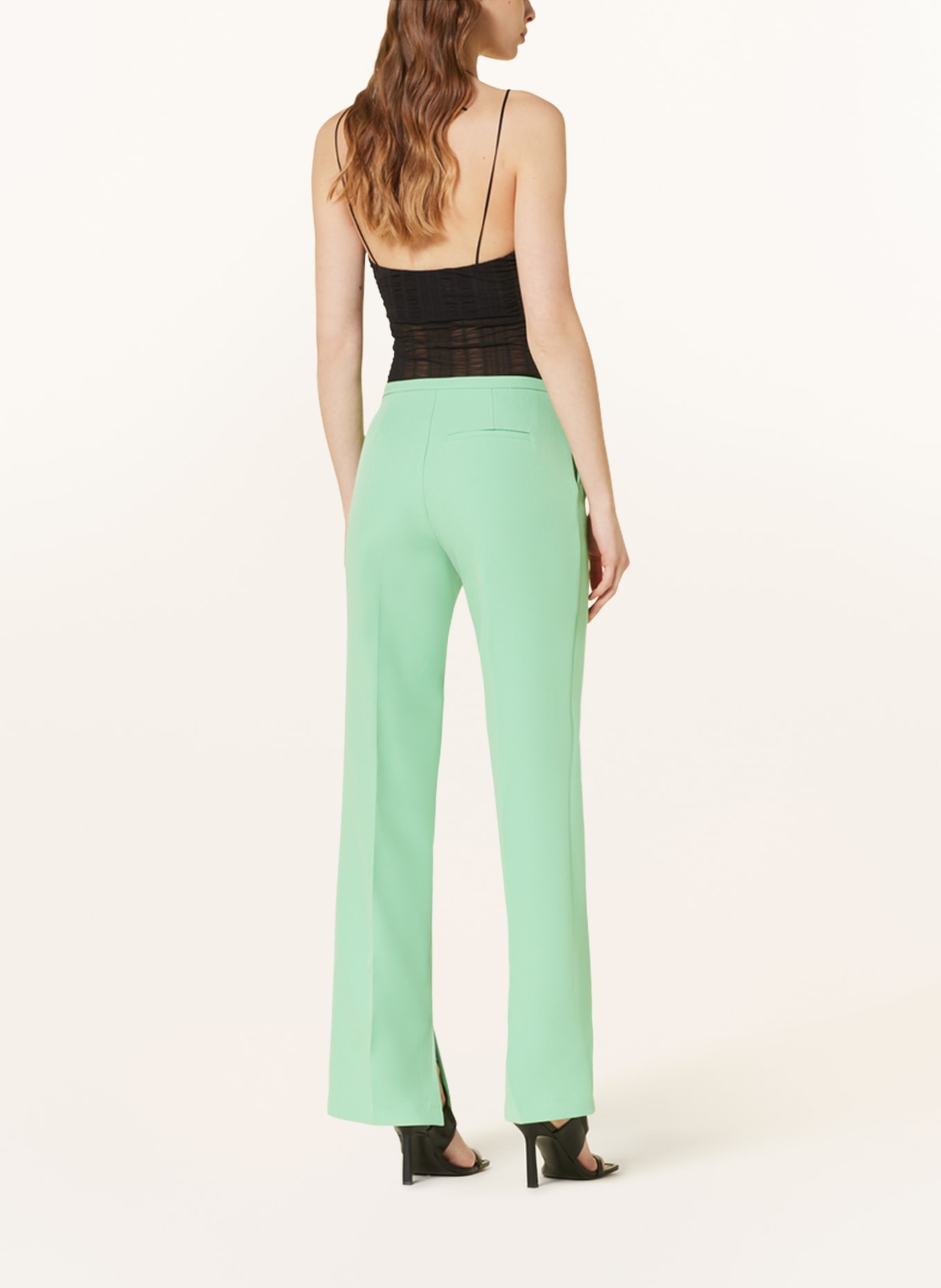 gina tricot Trousers JANE, Color: LIGHT GREEN (Image 3)