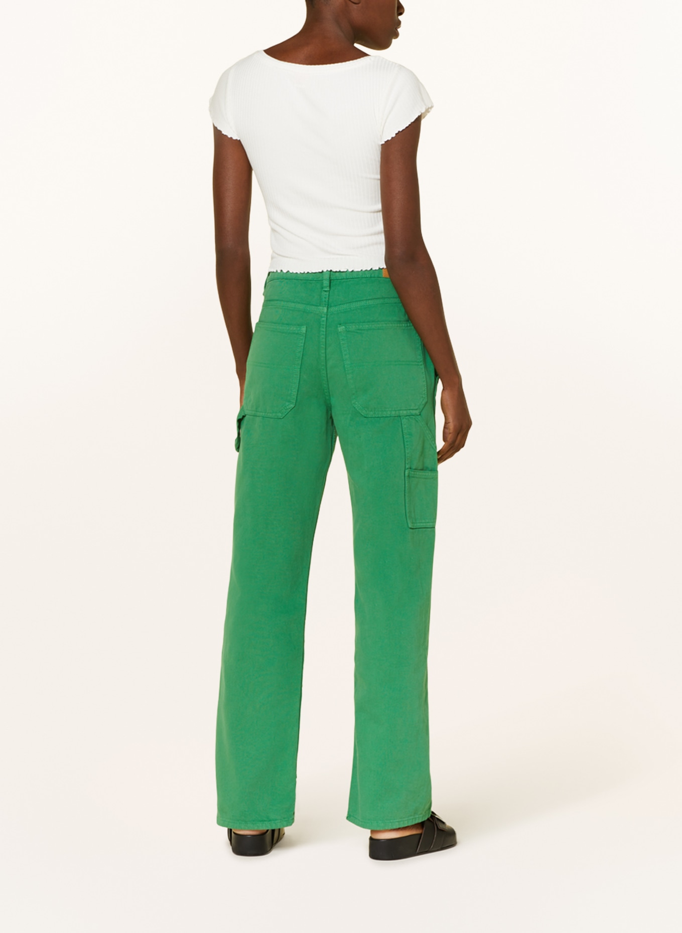 gina tricot Jeans CARPENTER, Farbe: GRÜN (Bild 3)