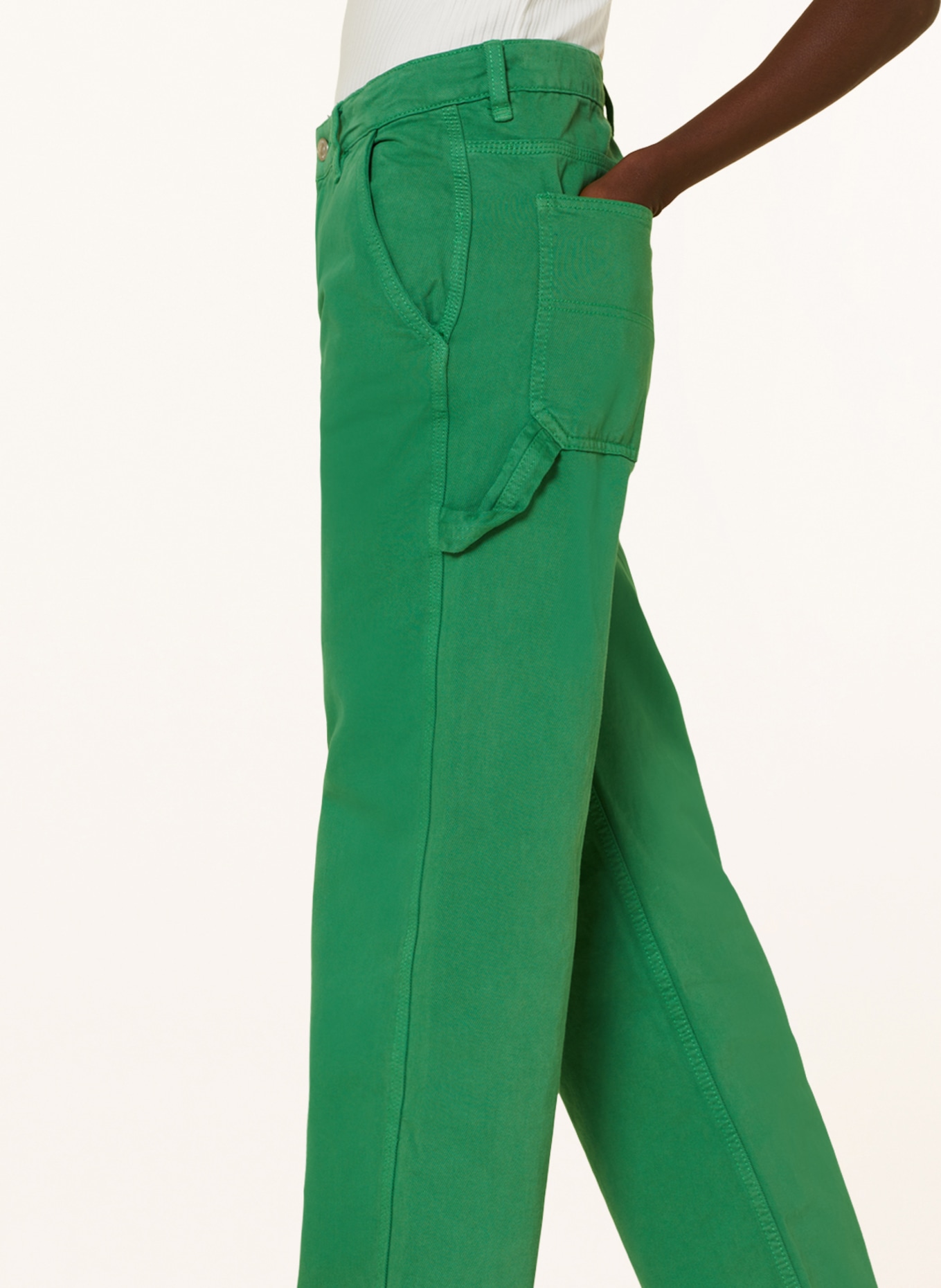 gina tricot Jeans CARPENTER, Farbe: GRÜN (Bild 5)