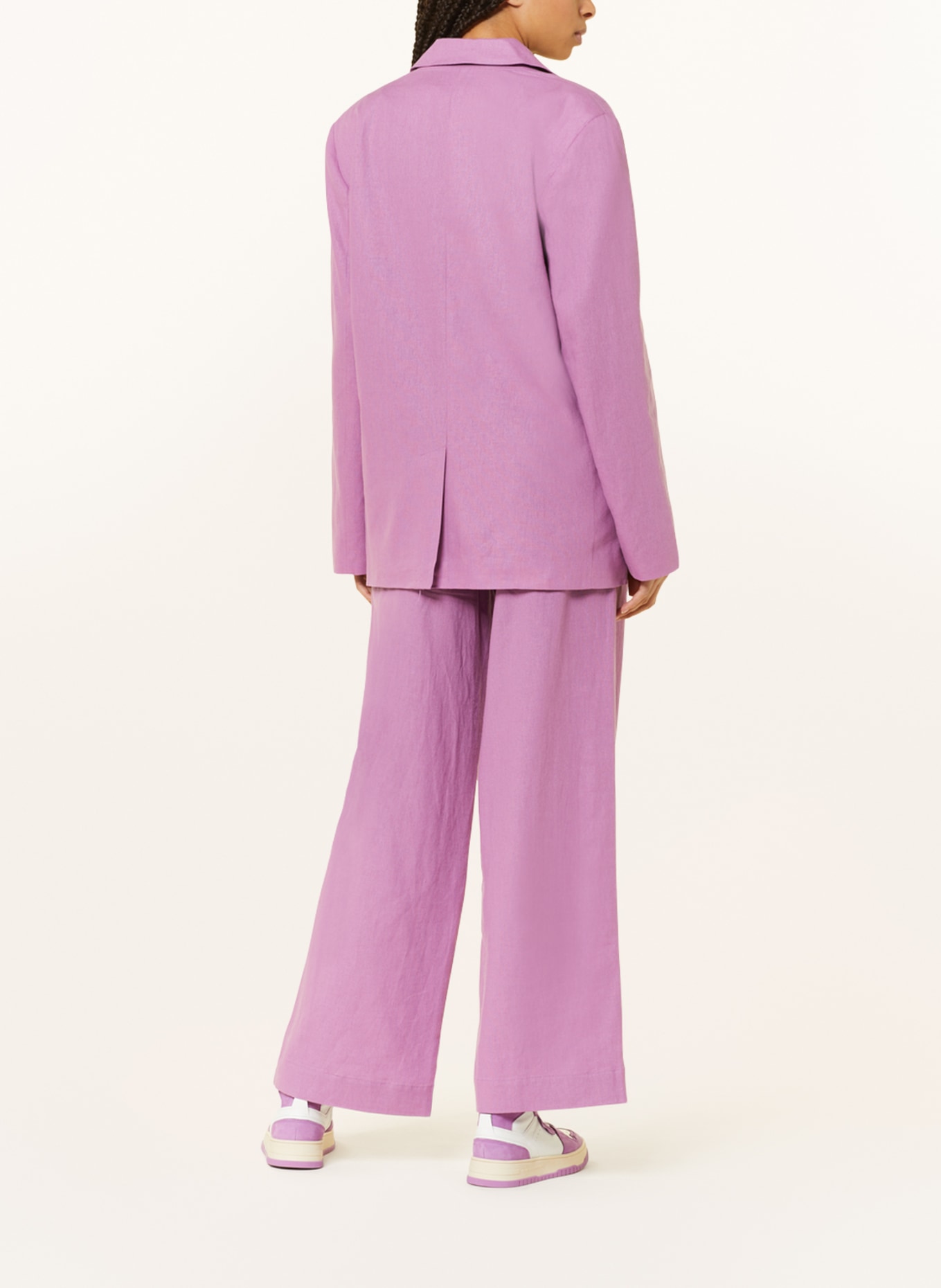 gina tricot Blazer SANNA with linen, Color: PURPLE (Image 3)