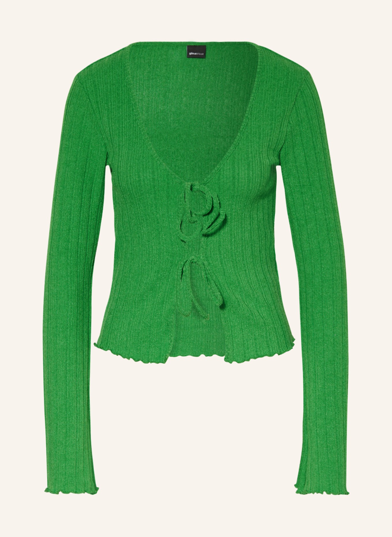 gina tricot Strickjacke MINA, Farbe: GRÜN (Bild 1)