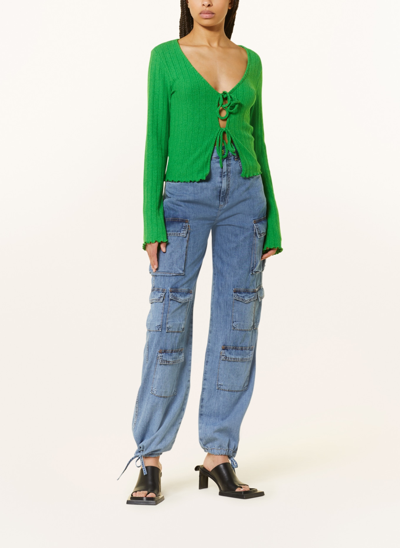 gina tricot Cardigan MINA, Color: GREEN (Image 2)