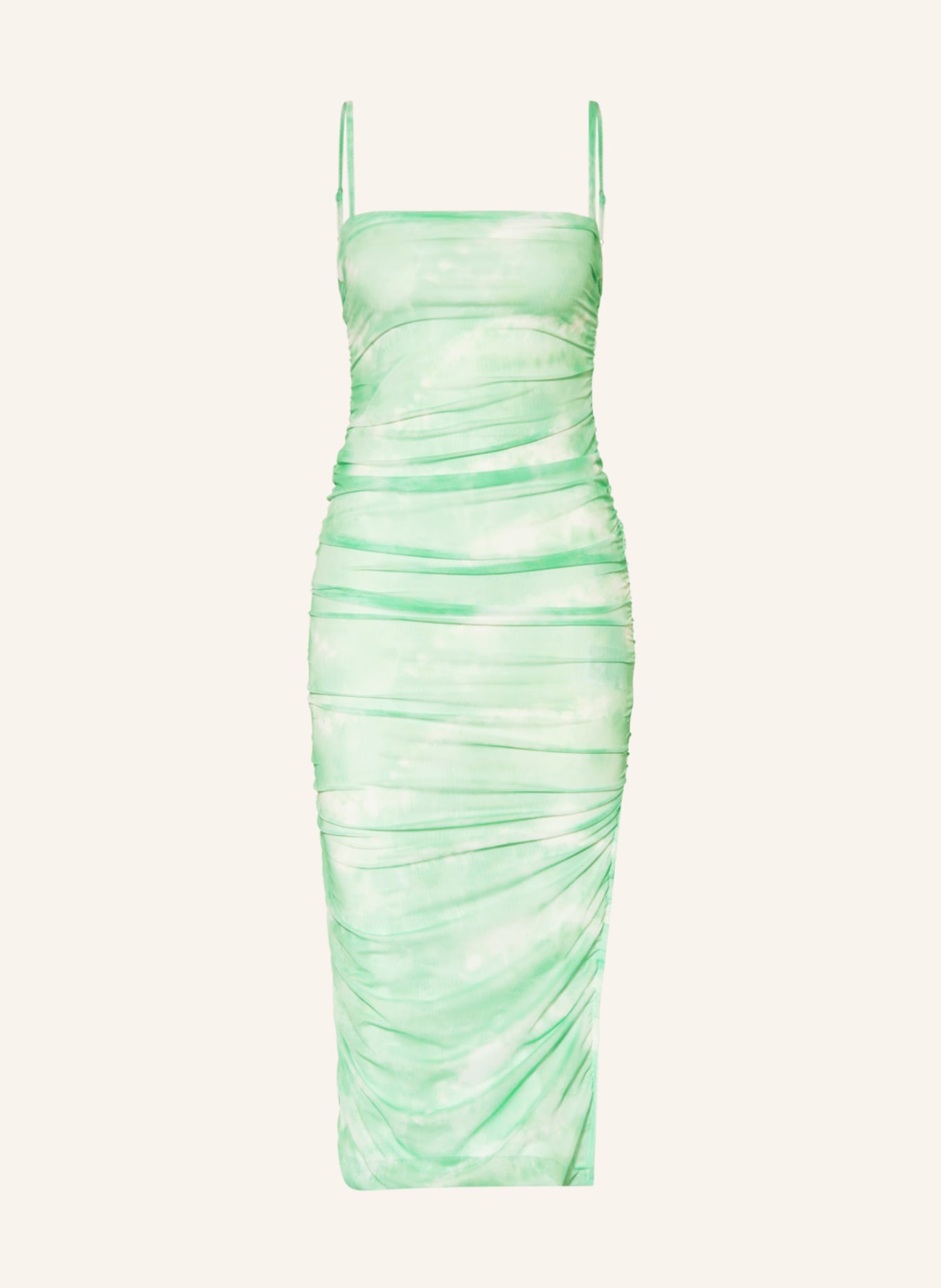 gina tricot Mesh-Kleid, Farbe: GRÜN/ HELLGRÜN (Bild 1)