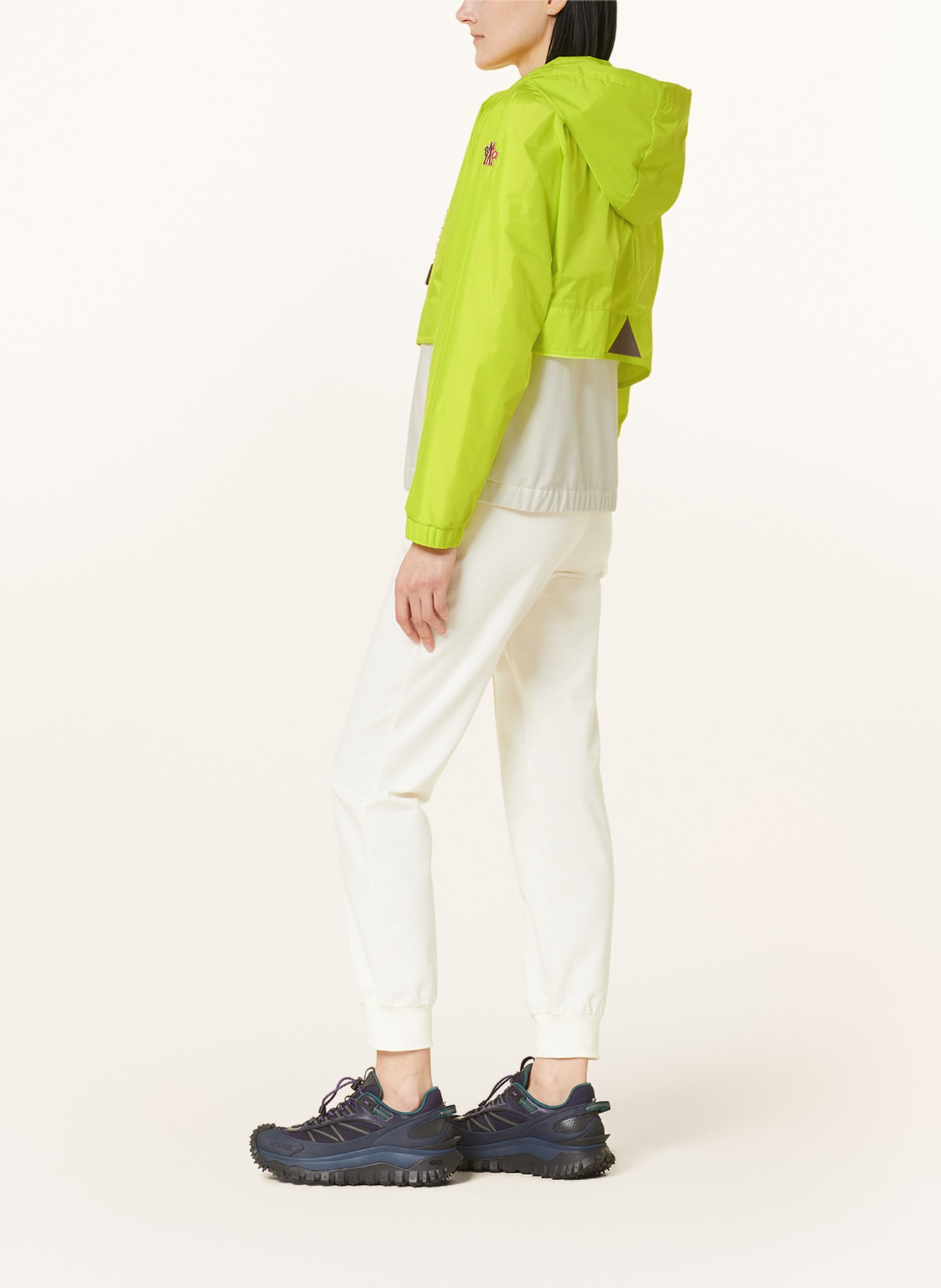 MONCLER GRENOBLE Outdoor jacket, Color: NEON GREEN/ CREAM (Image 4)