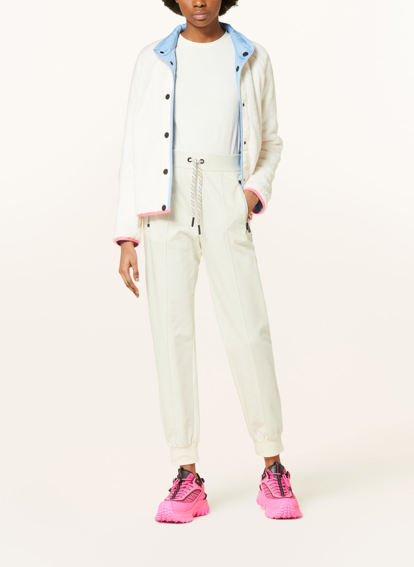 MONCLER GRENOBLE Spodnie dresowe, Kolor: ECRU (Obrazek 2)