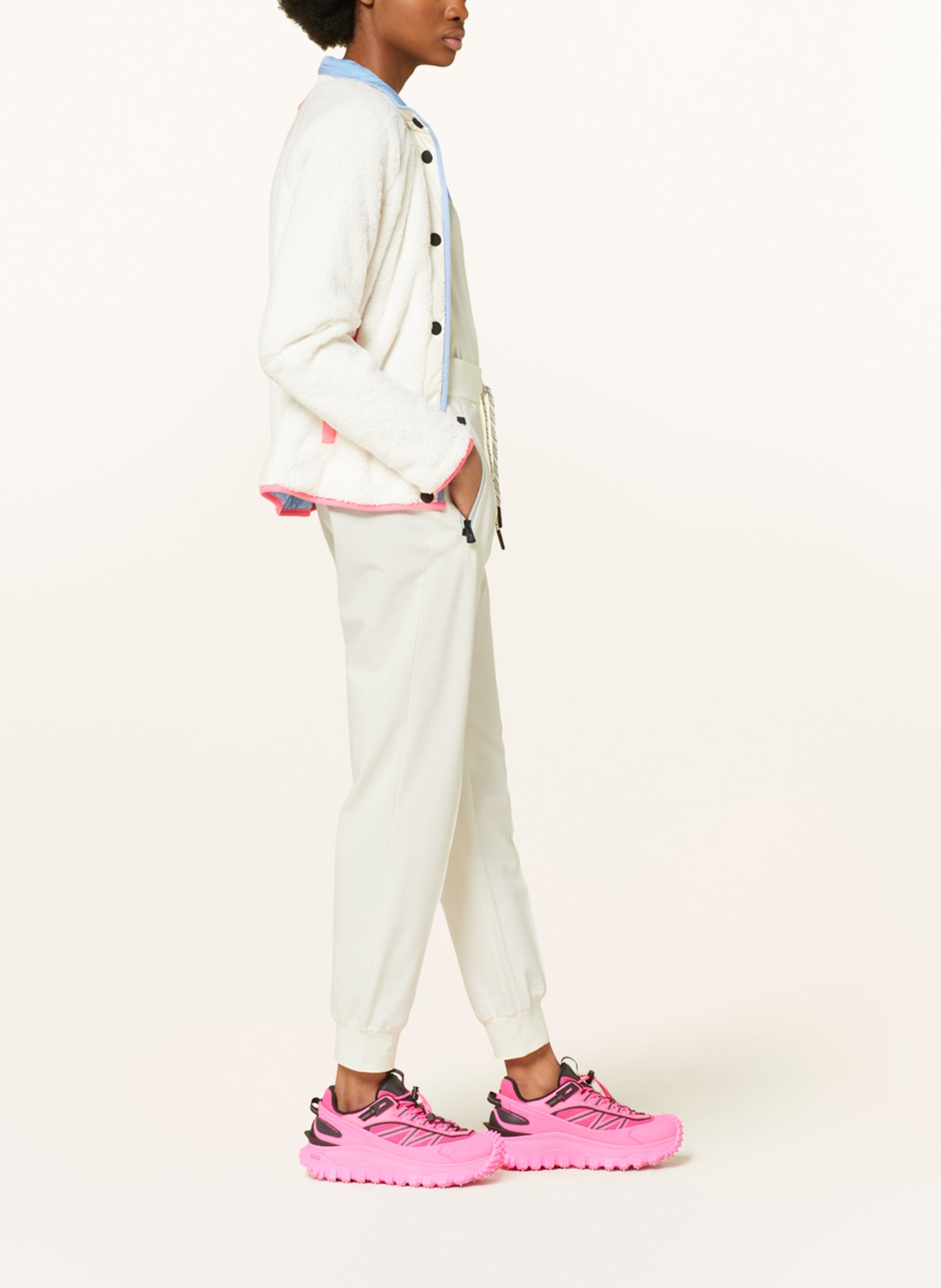MONCLER GRENOBLE Sweatpants, Color: ECRU (Image 4)