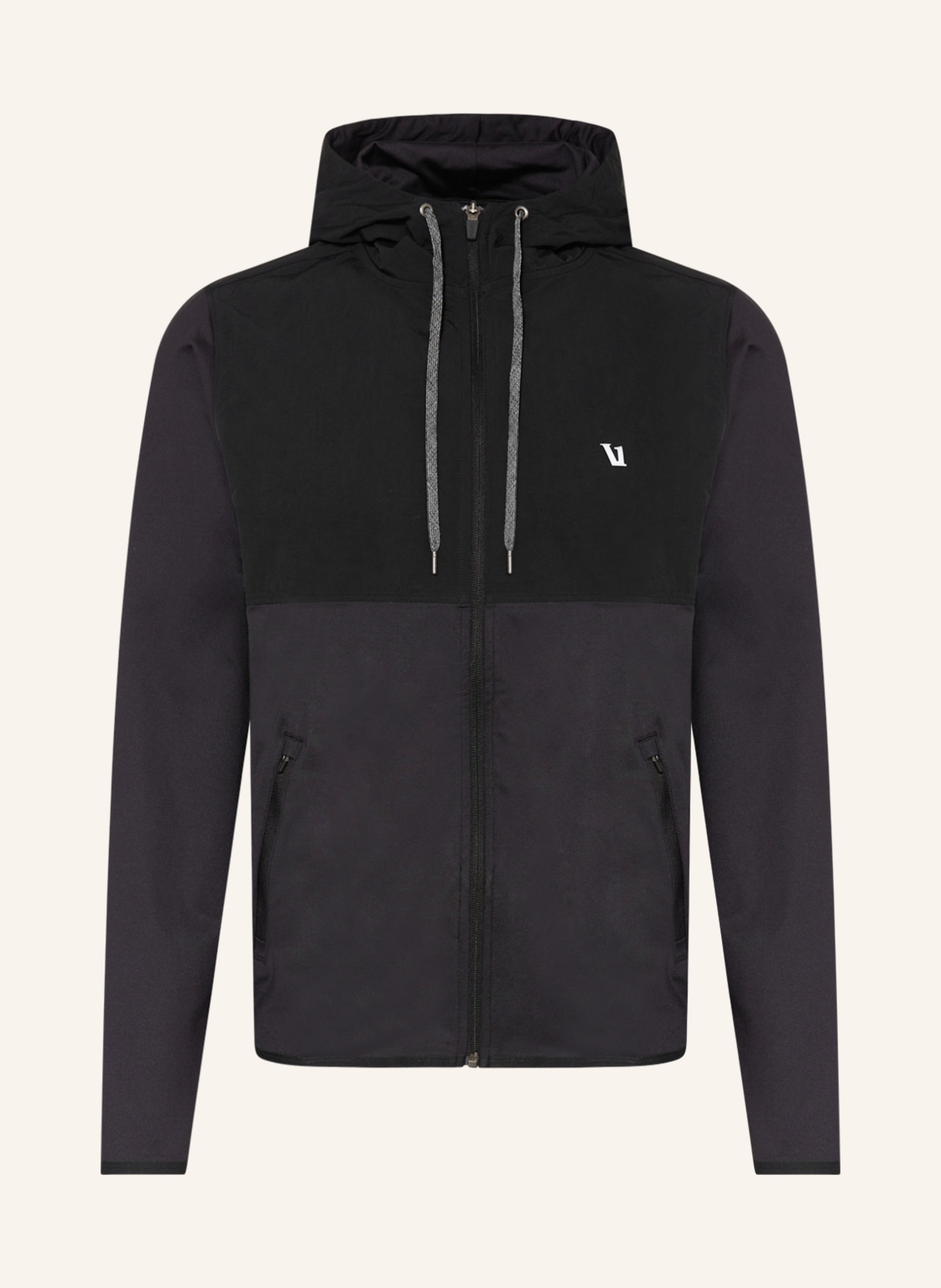 vuori Training jacket SUNDAY ELEMENT, Color: BLACK (Image 1)
