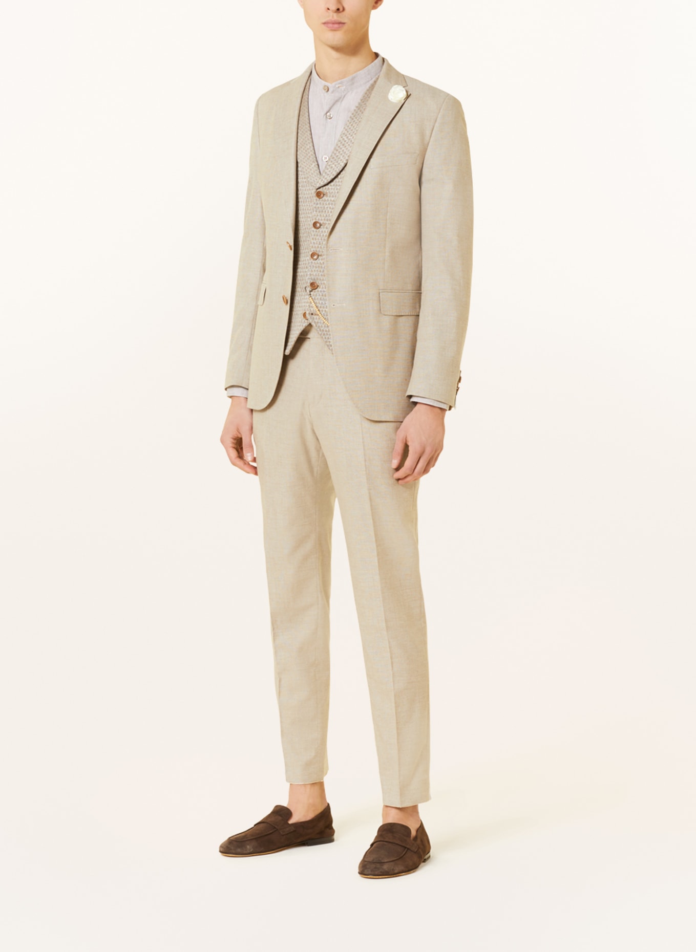 CG - CLUB of GENTS Suit trousers CG PACO slim fit, Color: BEIGE (Image 2)
