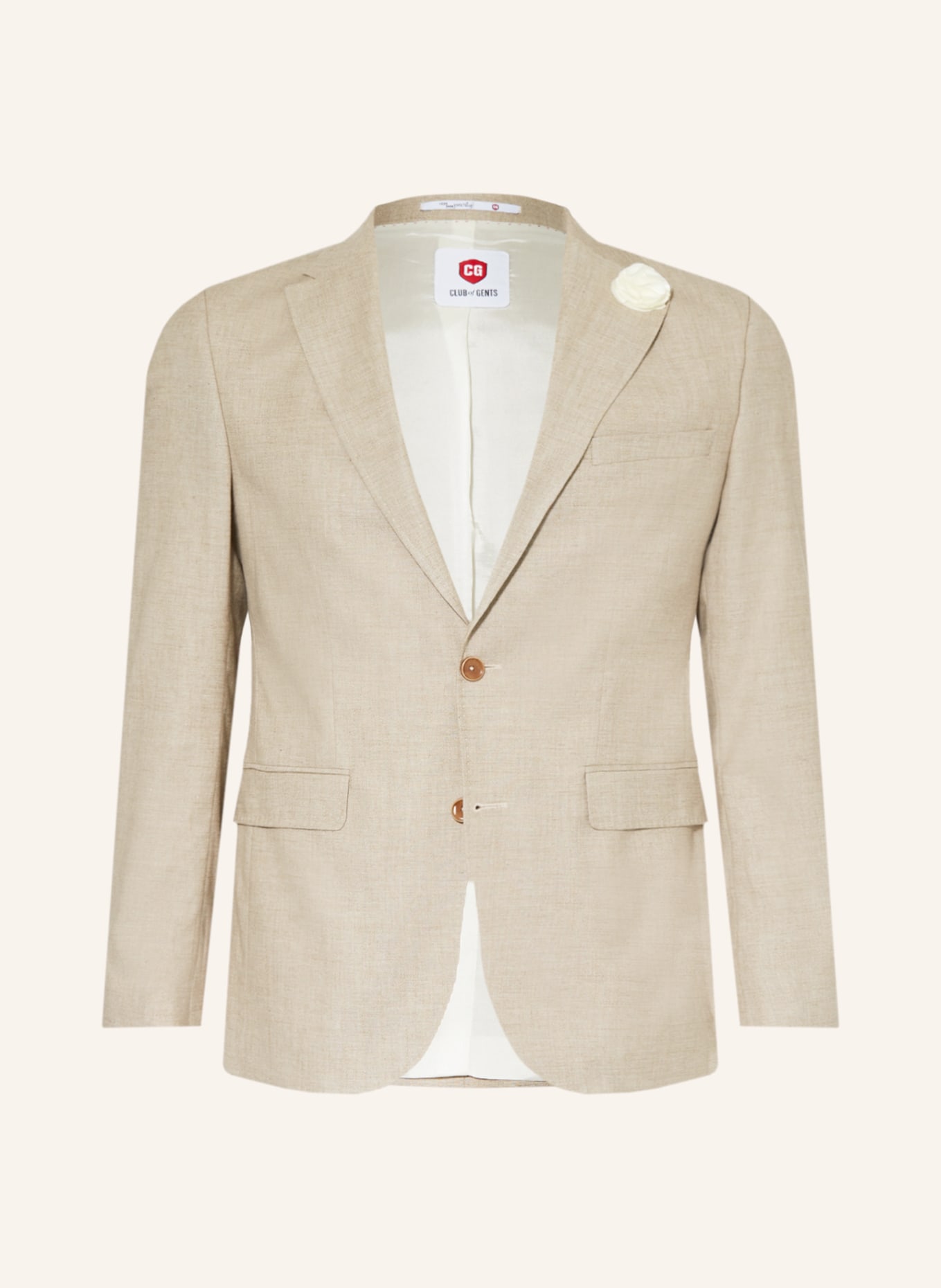 CG - CLUB of GENTS Suit jacket CG PAUL extra slim fit, Color: BEIGE (Image 1)