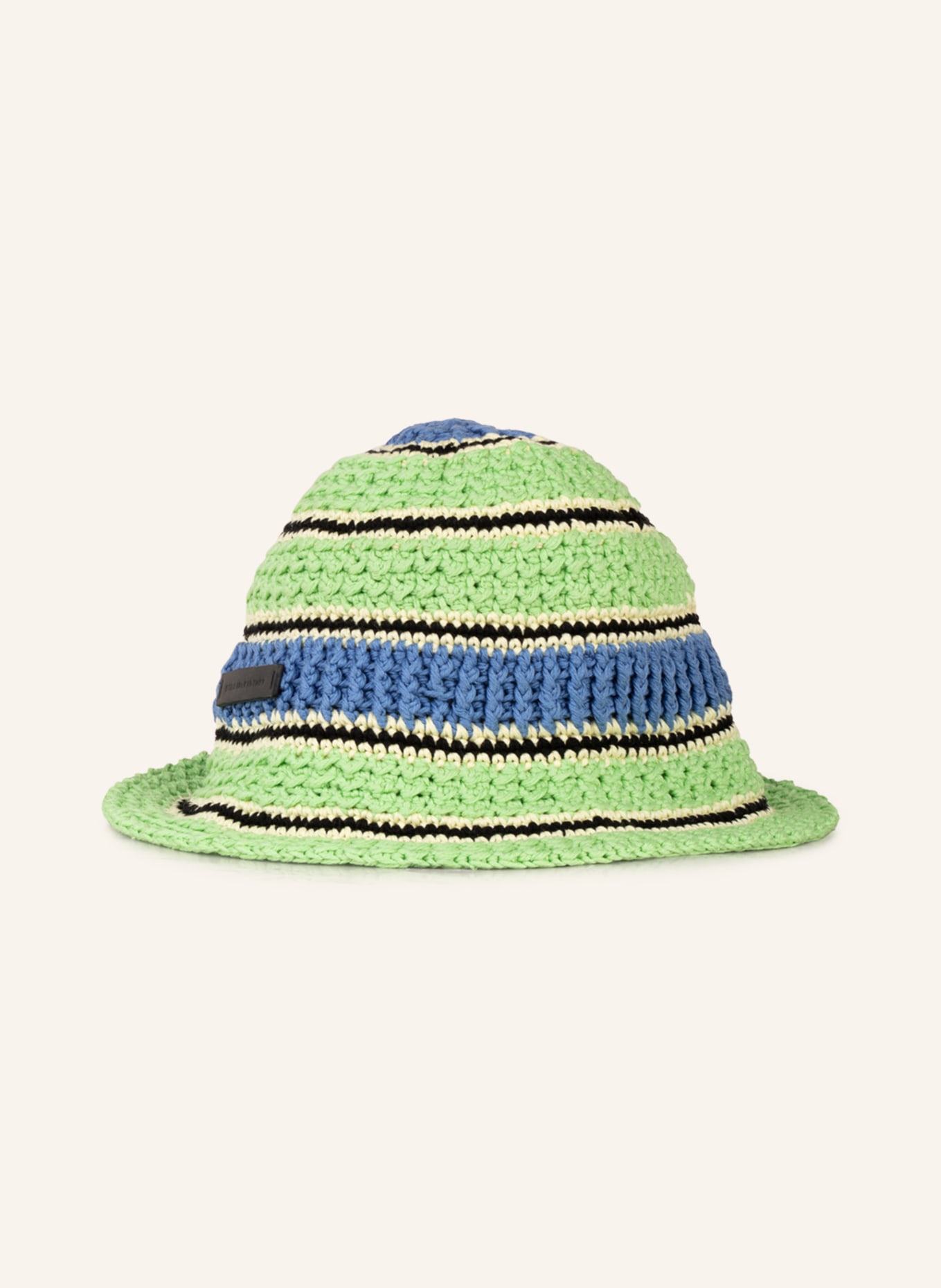 STELLA McCARTNEY Bucket hat, Color: LIGHT GREEN/ CREAM/ BLACK (Image 2)