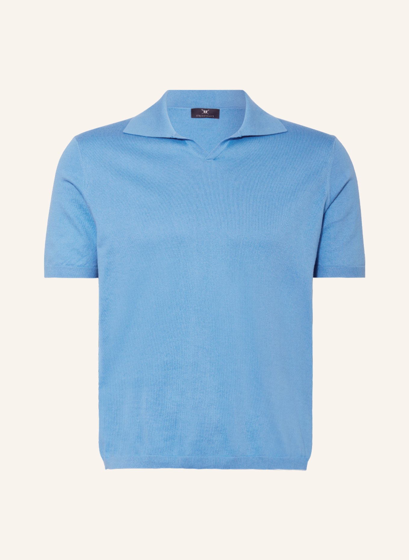 STROKESMAN'S Strick-Poloshirt, Farbe: 2 ROYAL (Bild 1)