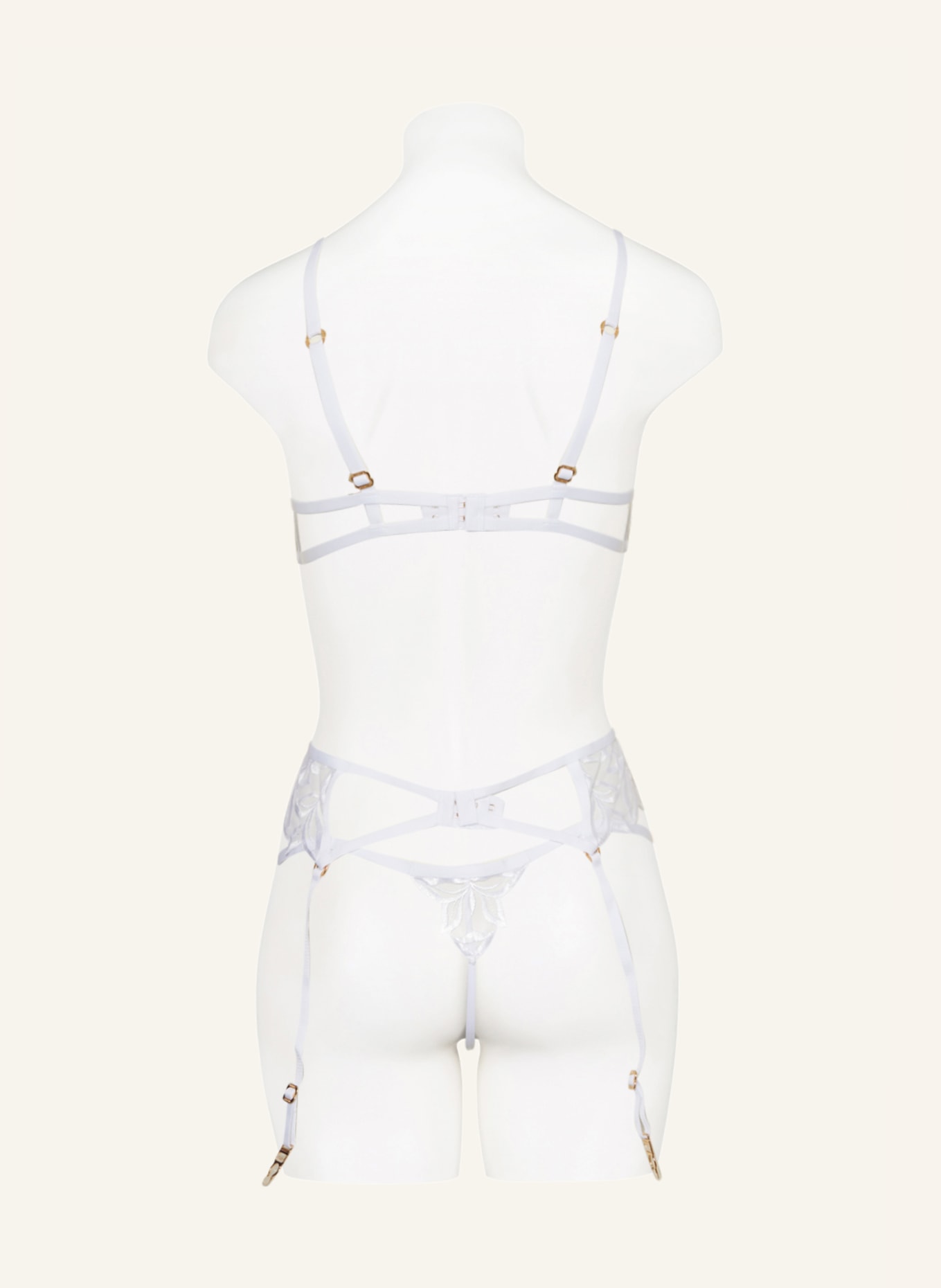 BLUEBELLA Garter belt ISADORA, Color: WHITE (Image 3)