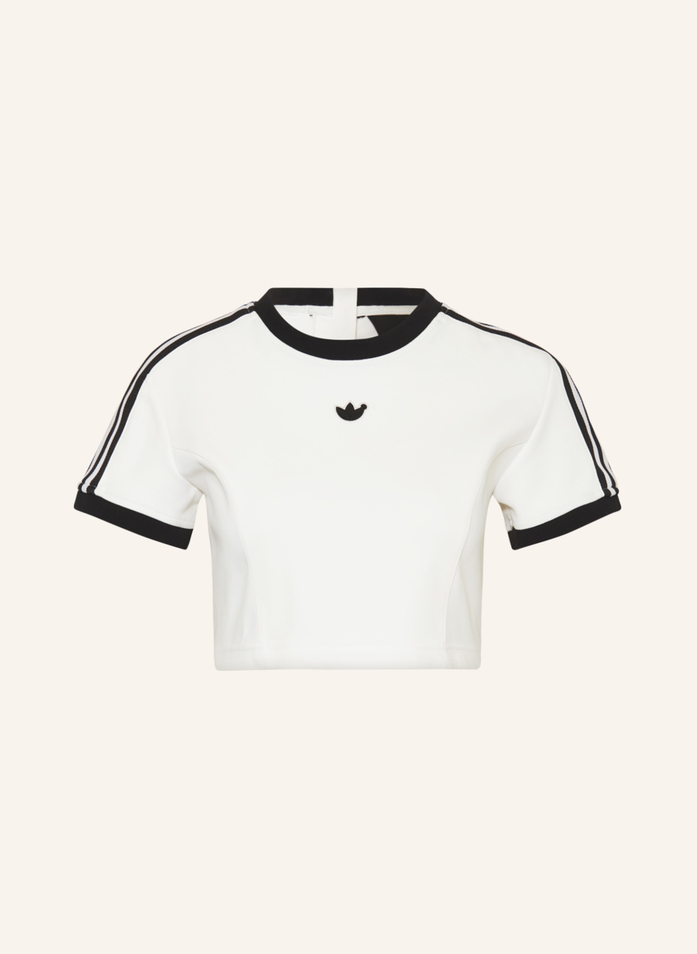 adidas Blue Version Cropped white shirt in