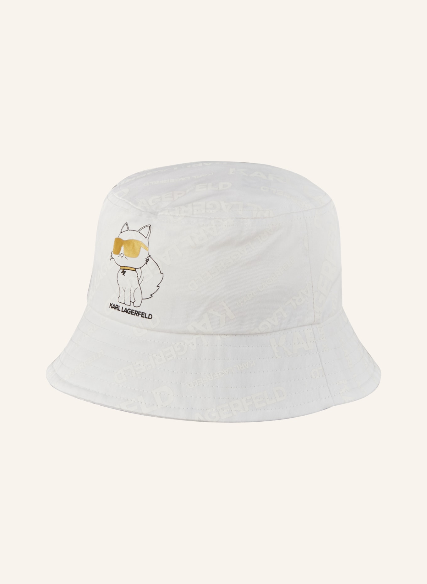 KARL LAGERFELD KIDS Bucket-Hat, Farbe: WEISS (Bild 2)