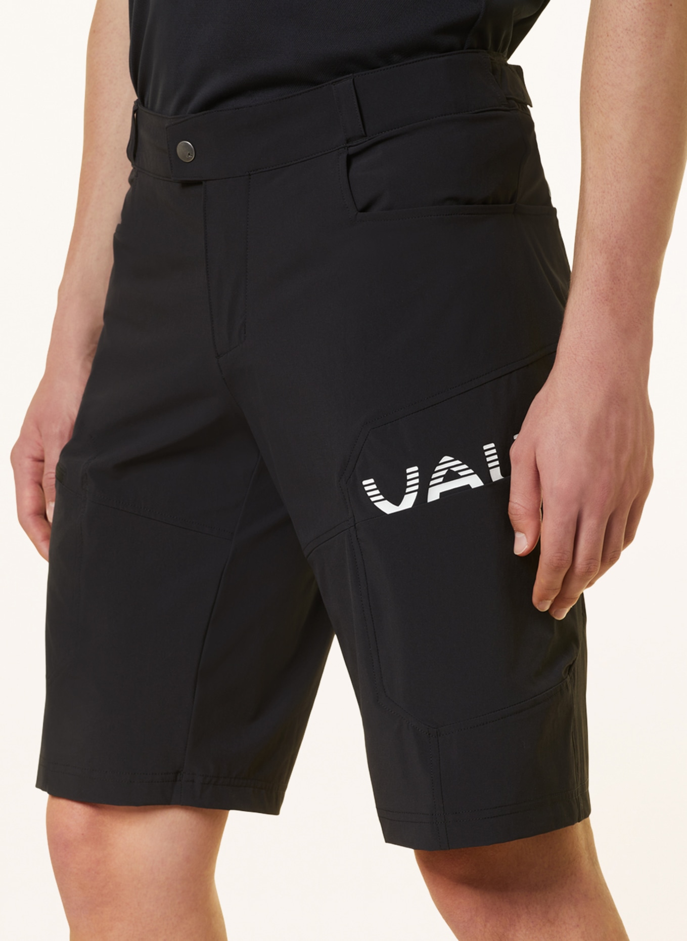 VAUDE Cycling shorts ALTISSIMO III with padded inner shorts, Color: BLACK (Image 5)