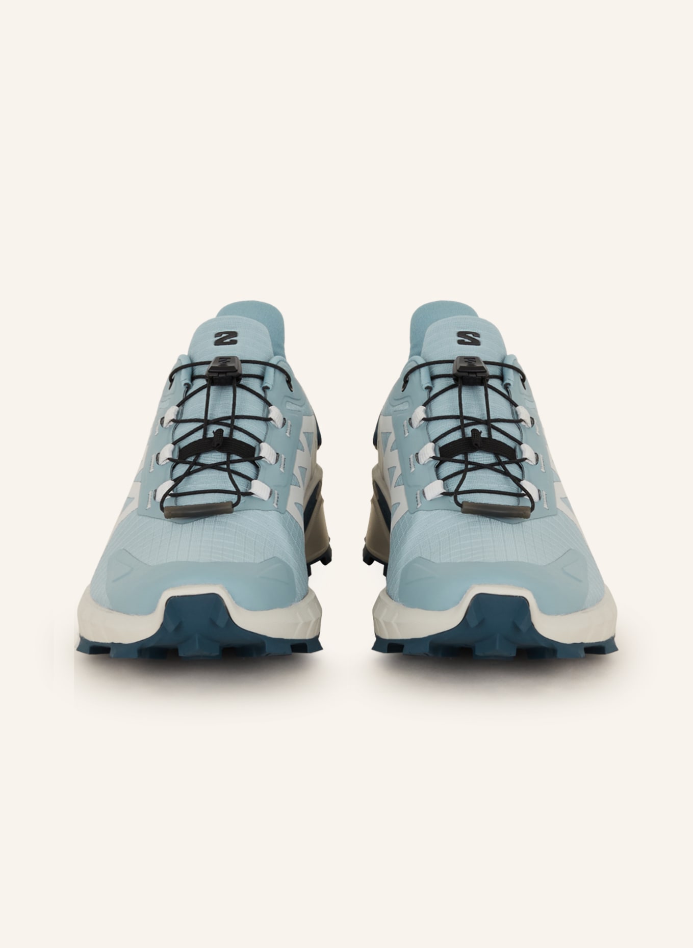 SALOMON Trail running shoes SUPERCROSS 4 GTX, Color: MINT/ LIGHT GRAY (Image 3)