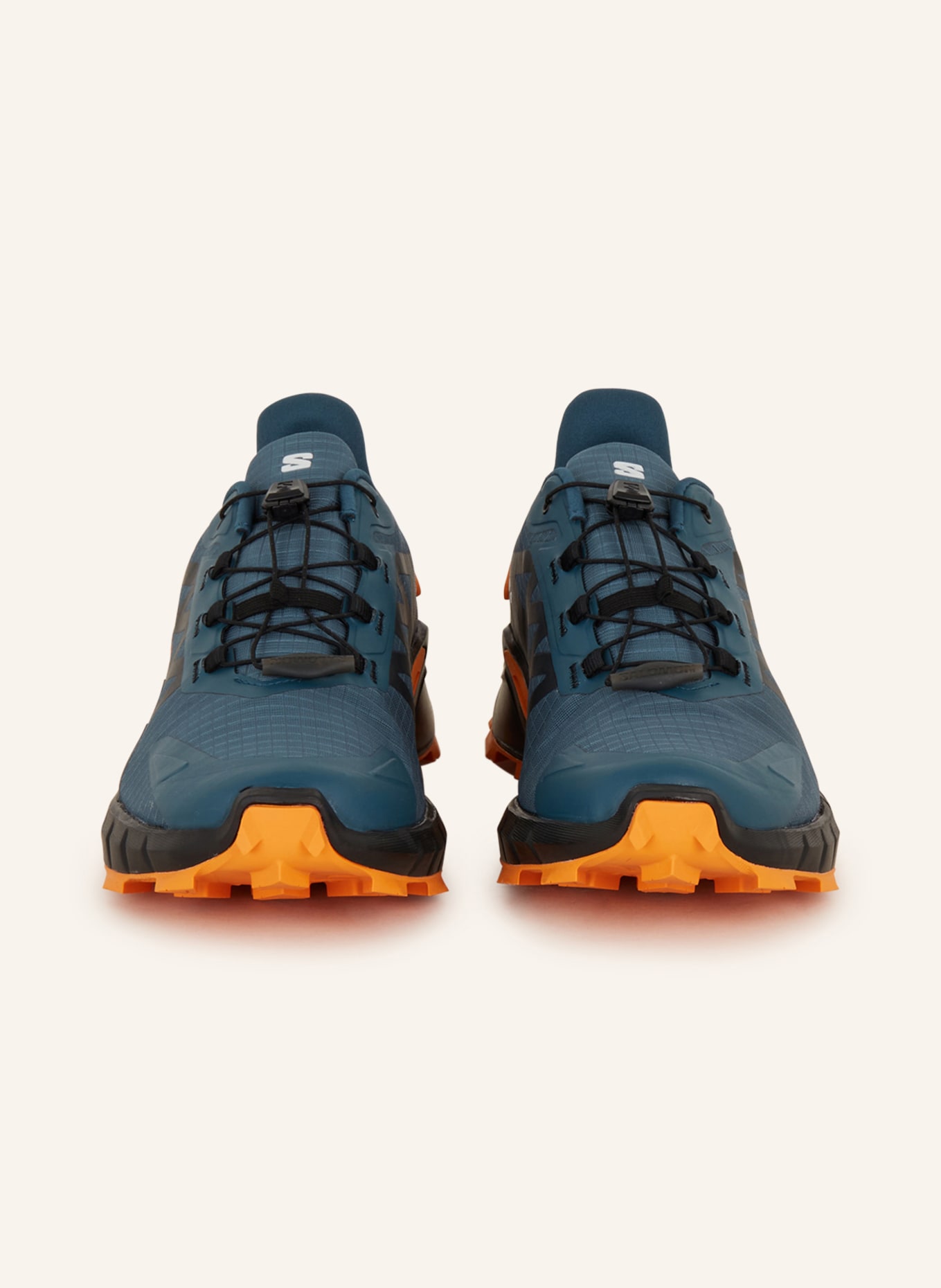 SALOMON Trail running shoes SUPERCROSS 4 GTX, Color: TEAL/ BLACK/ ORANGE (Image 3)