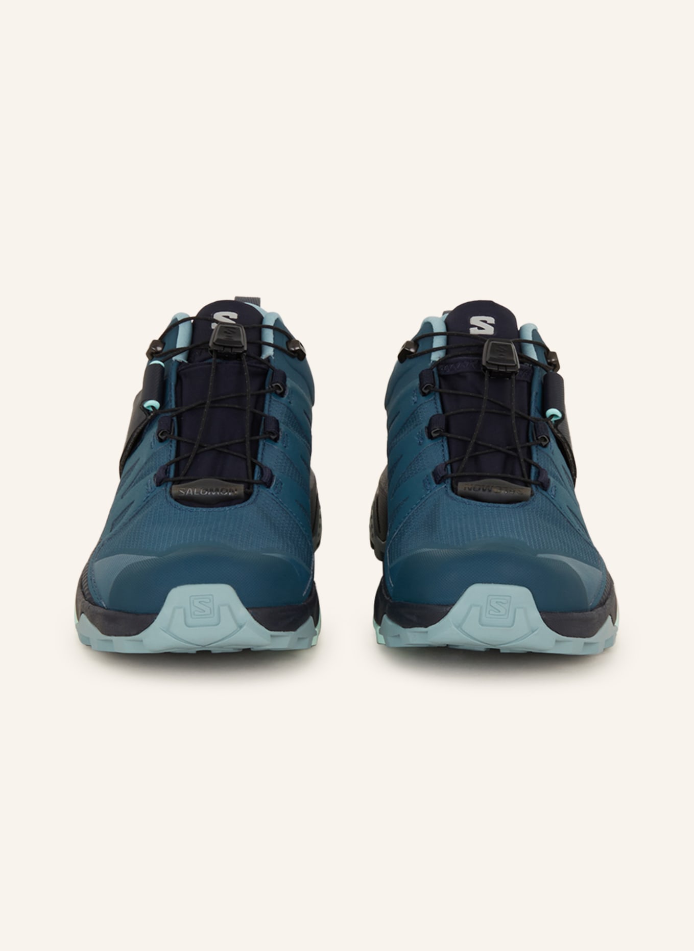 SALOMON Multifunctional shoes X ULTRA 4 GTX, Color: TEAL/ DARK BLUE (Image 3)