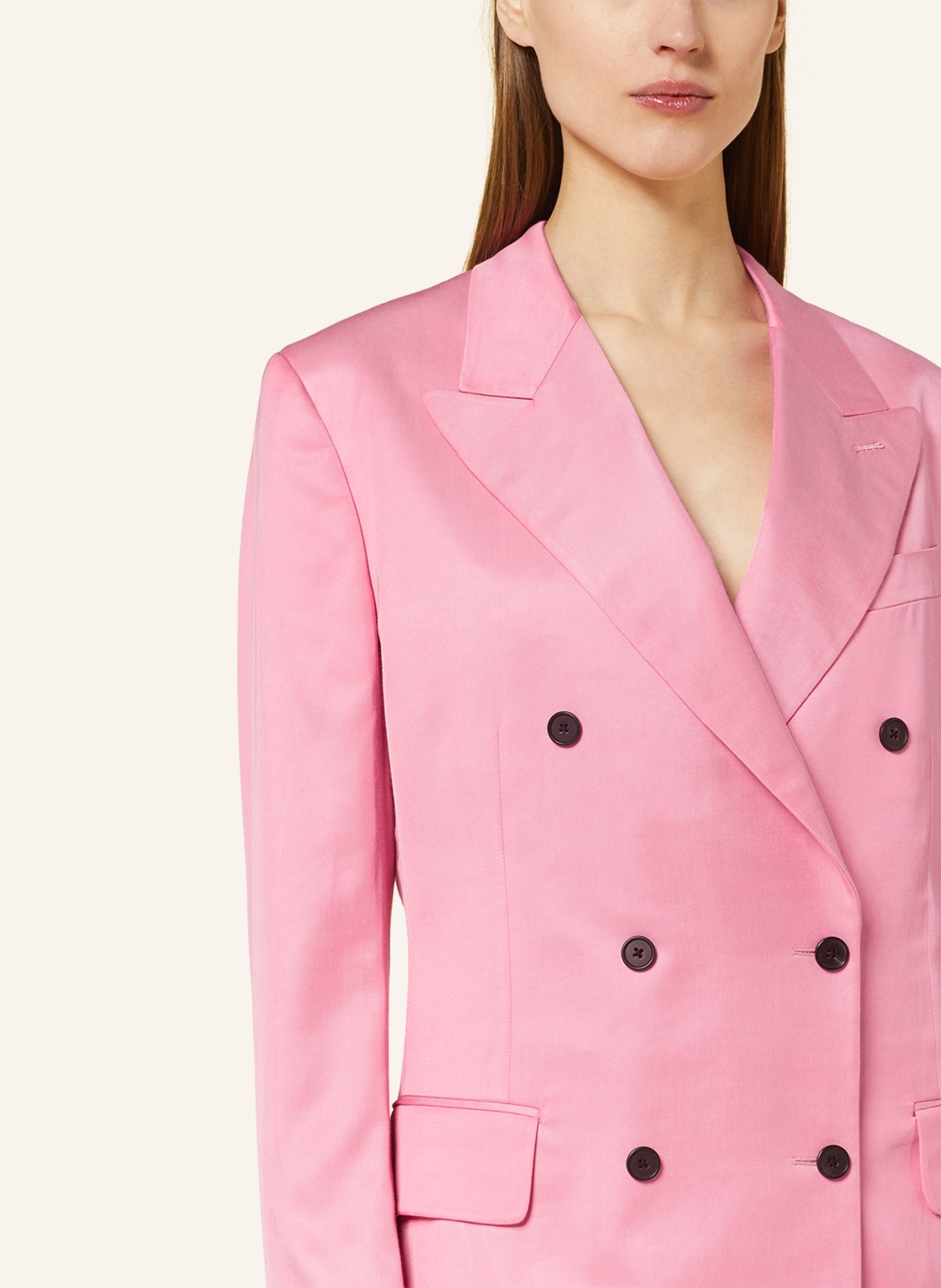 TOM FORD Lange blazer: ROZE
