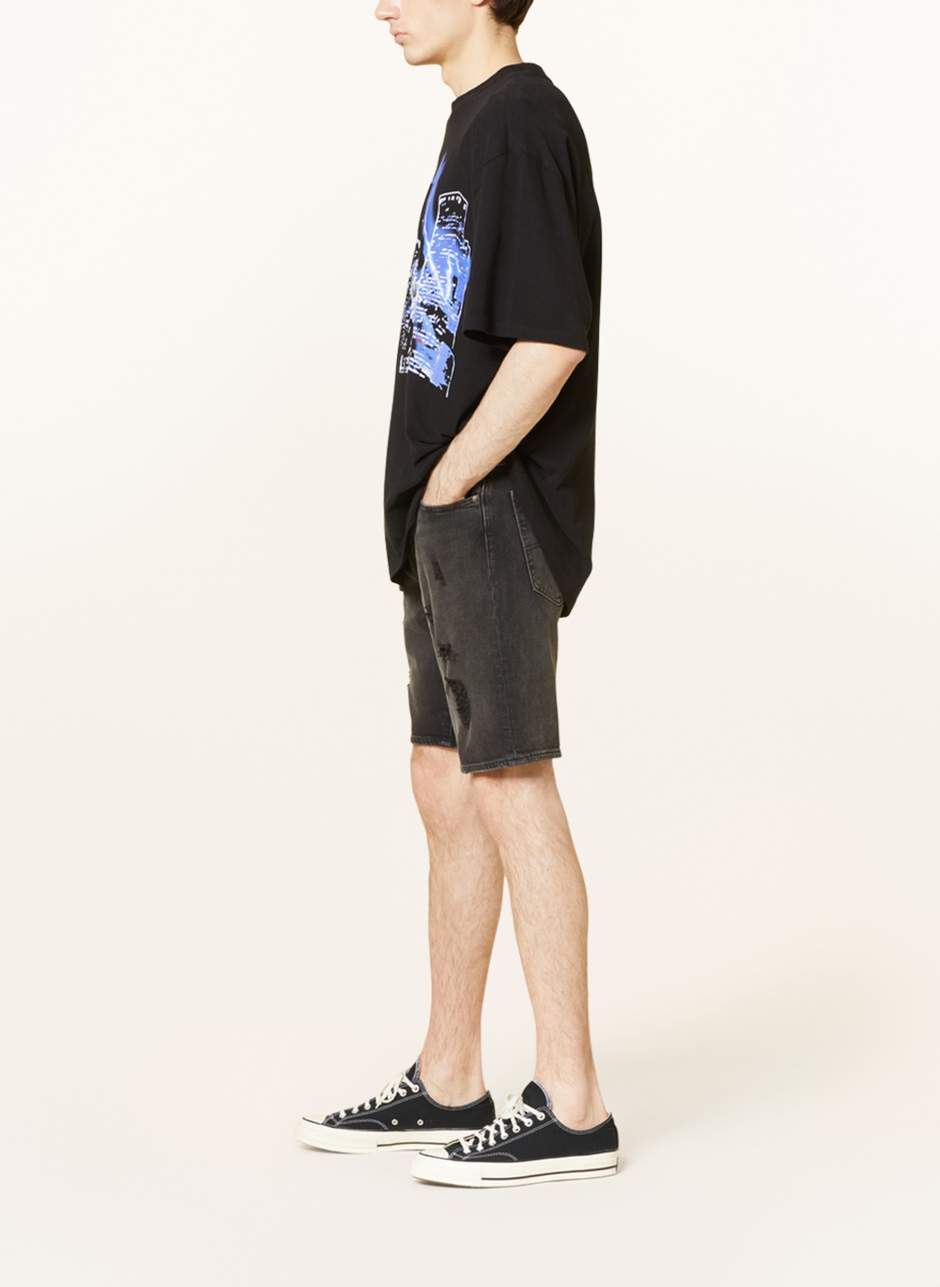 Levi's® Denim shorts 405 STANDARD, Color: 99 Blacks (Image 4)