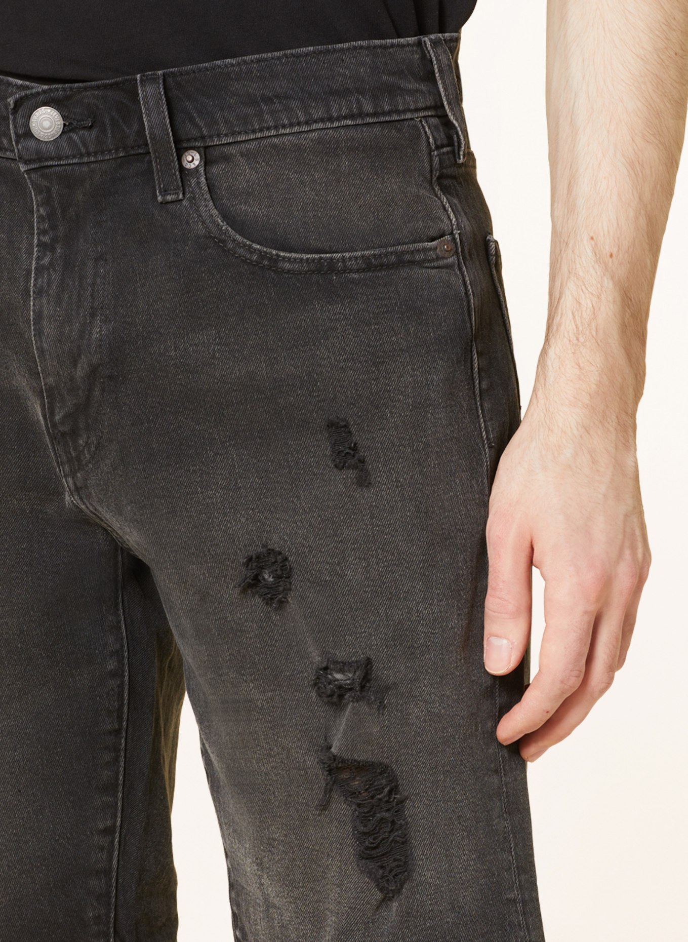 Levi's® Szorty jeansowe 405 STANDARD, Kolor: 99 Blacks (Obrazek 5)