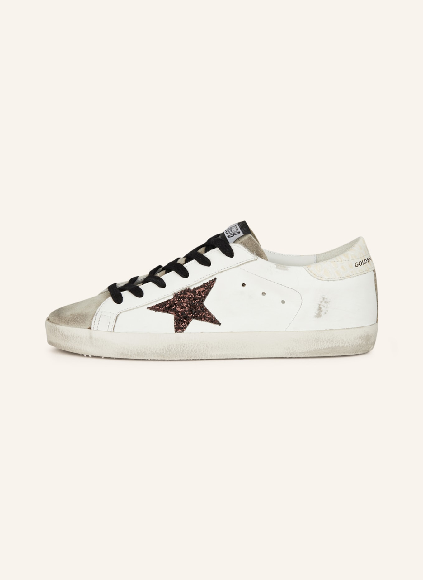 GOLDEN GOOSE Sneakers LOW SUPER-STAR, Color: WHITE/ BLACK (Image 4)