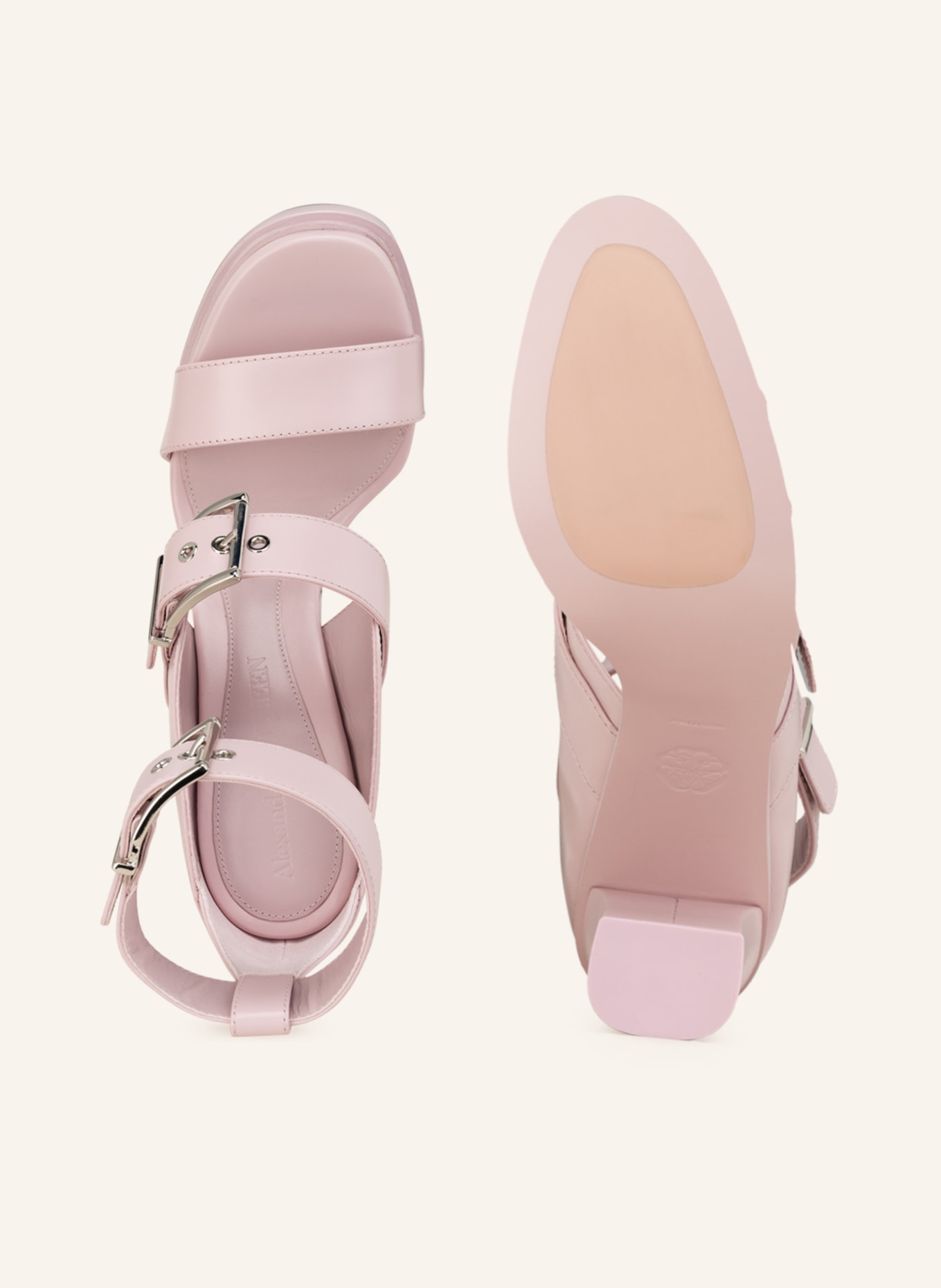 Alexander McQUEEN Platform sandals, Color: ROSE (Image 5)