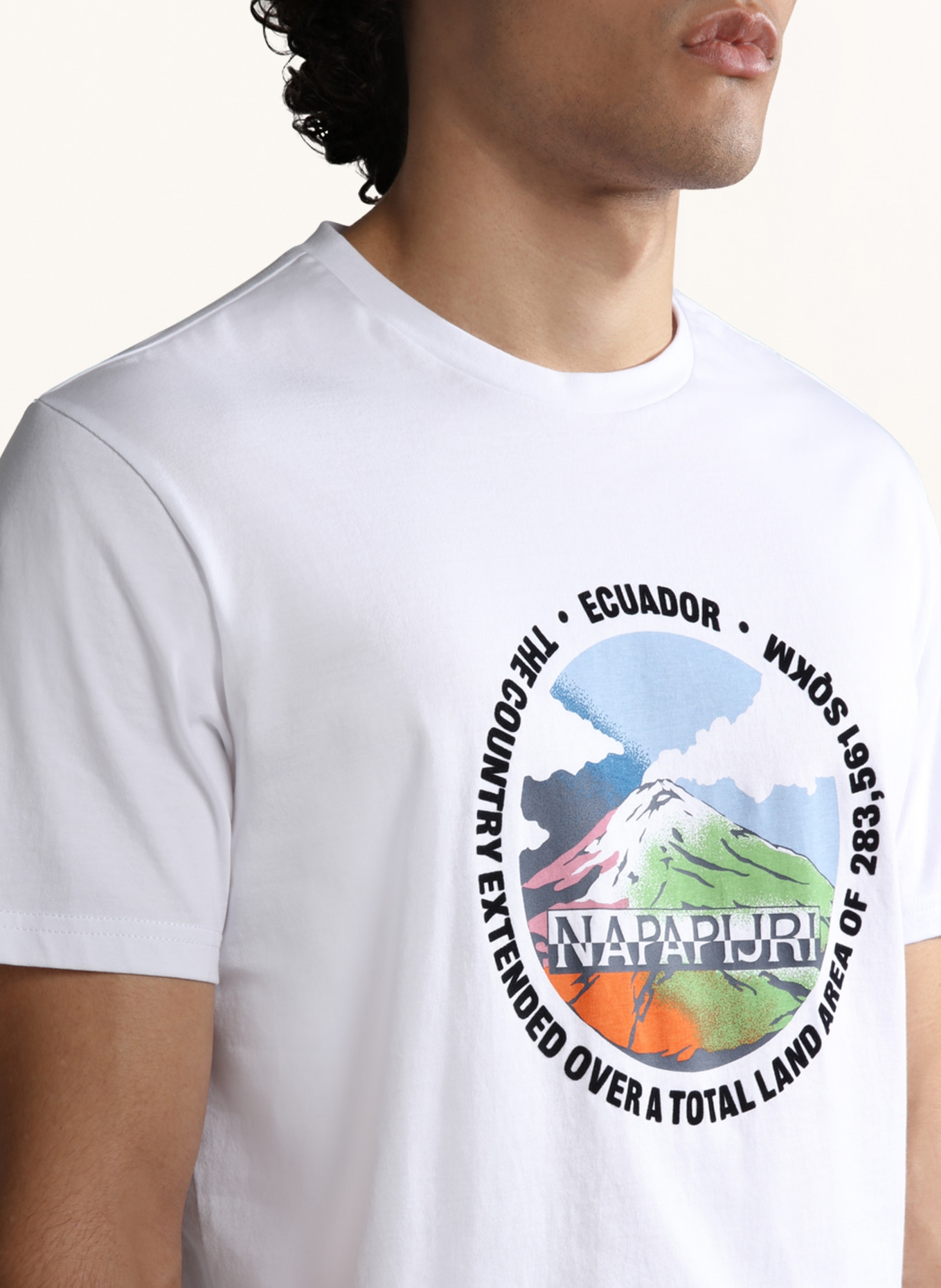 NAPAPIJRI T-shirt SANGAY, Color: WHITE (Image 4)