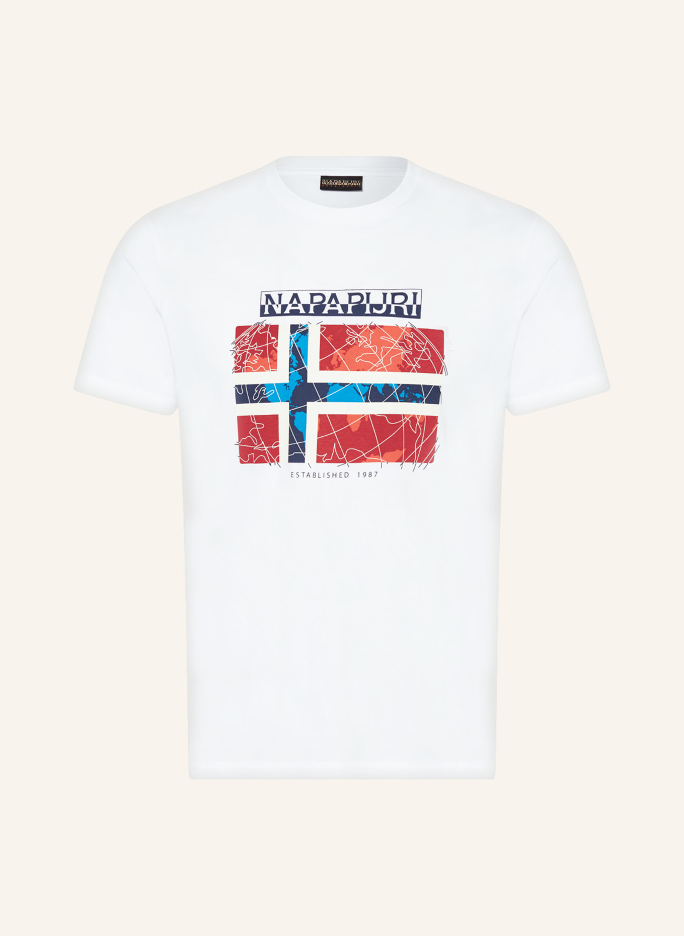 NAPAPIJRI T-shirt GUIRO, Color: WHITE (Image 1)