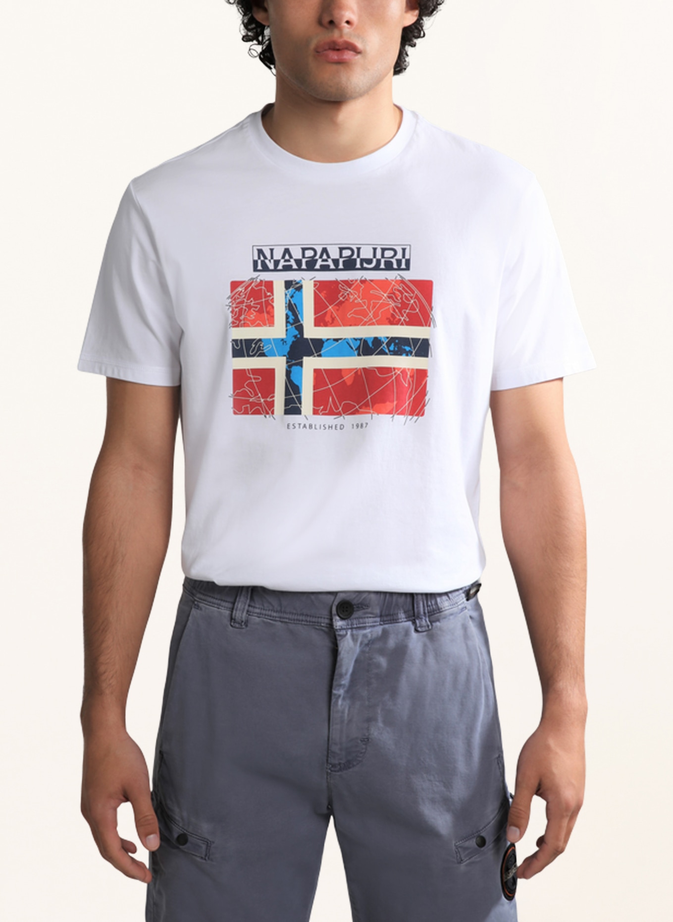 NAPAPIJRI T-shirt GUIRO, Color: WHITE (Image 2)
