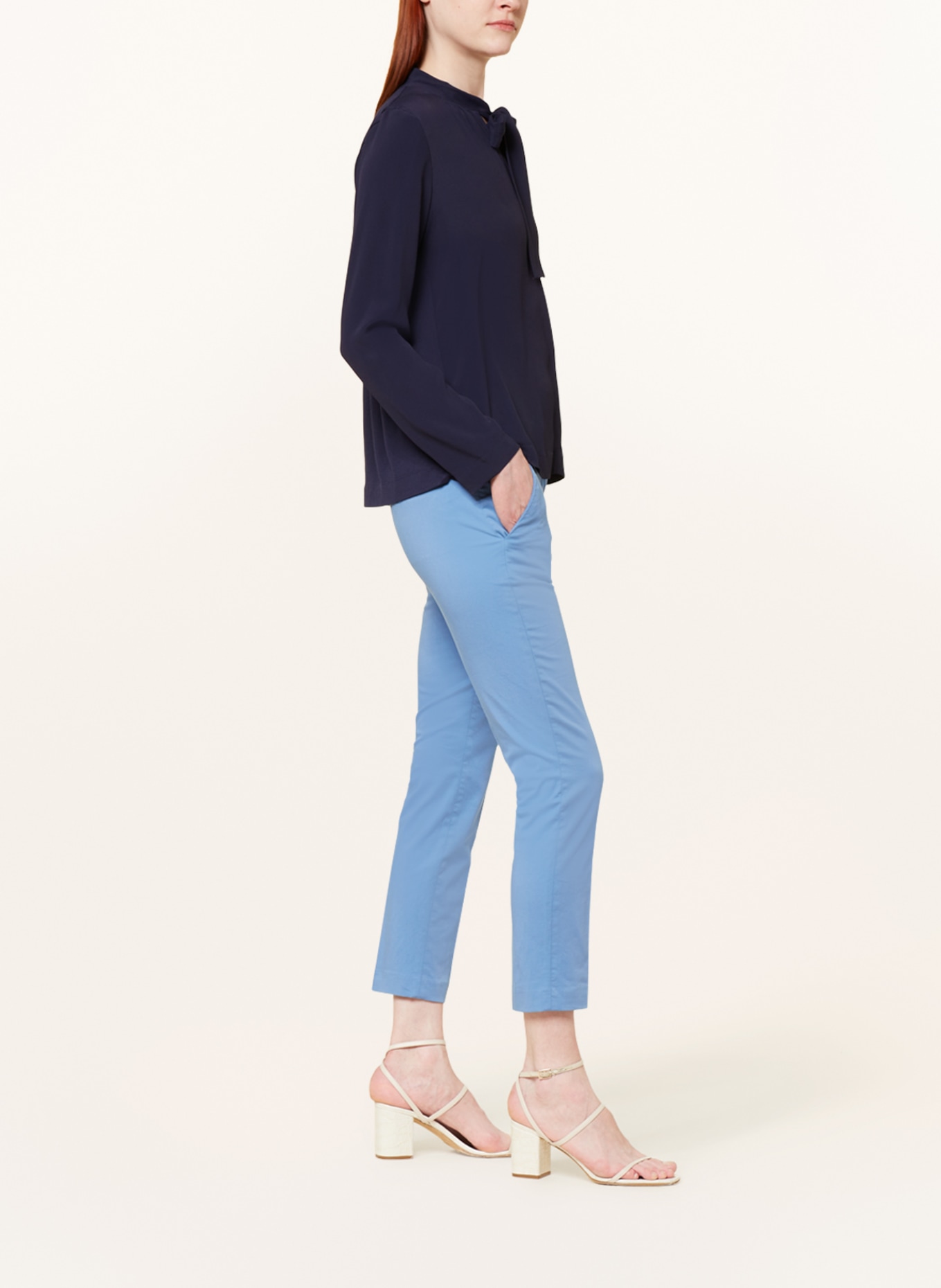 Dondup 7/8 trousers PERFECT-SLIM, Color: LIGHT BLUE (Image 4)