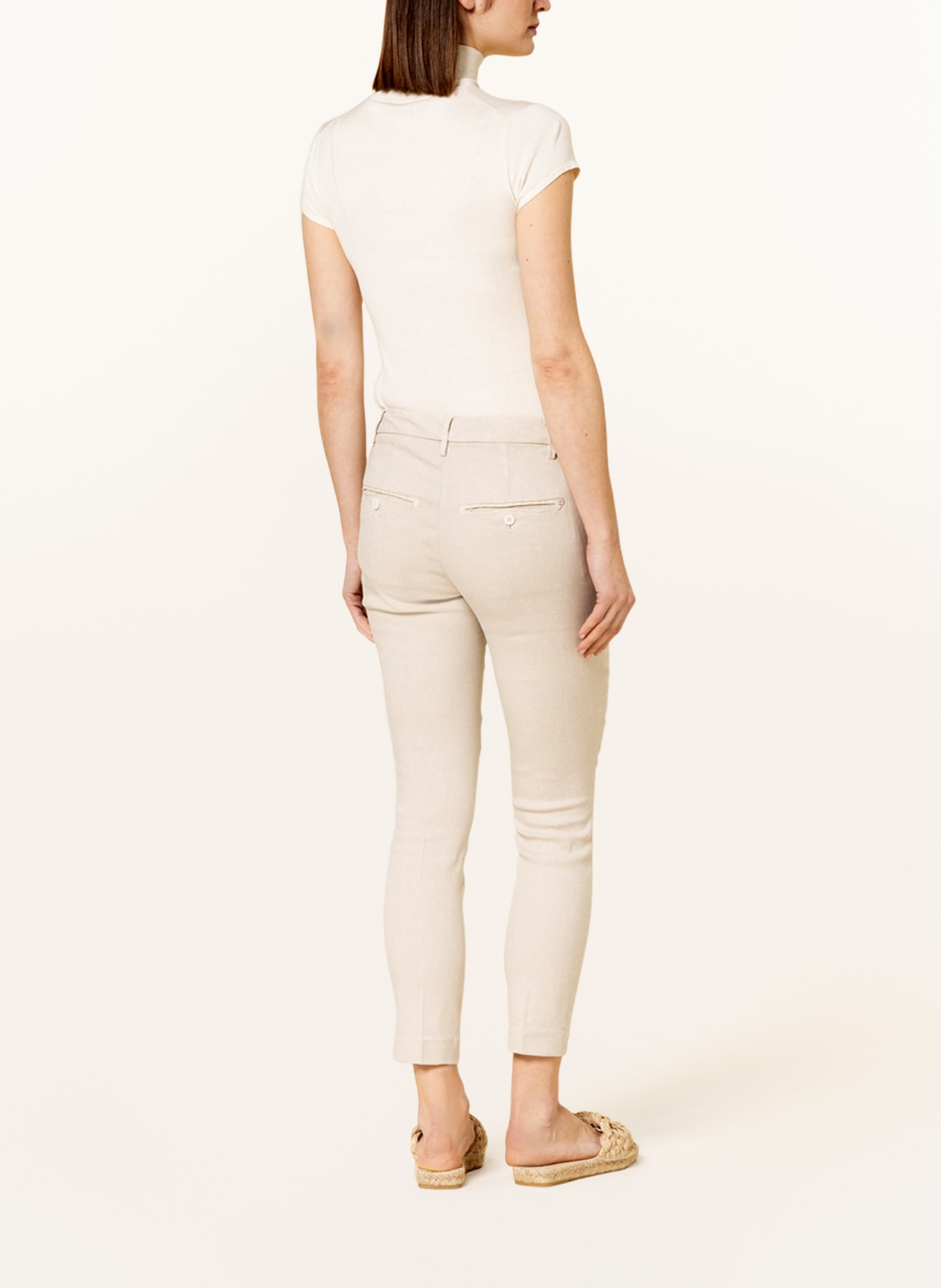 Dondup Trousers PERFECT-SLIM, Color: CREAM (Image 3)