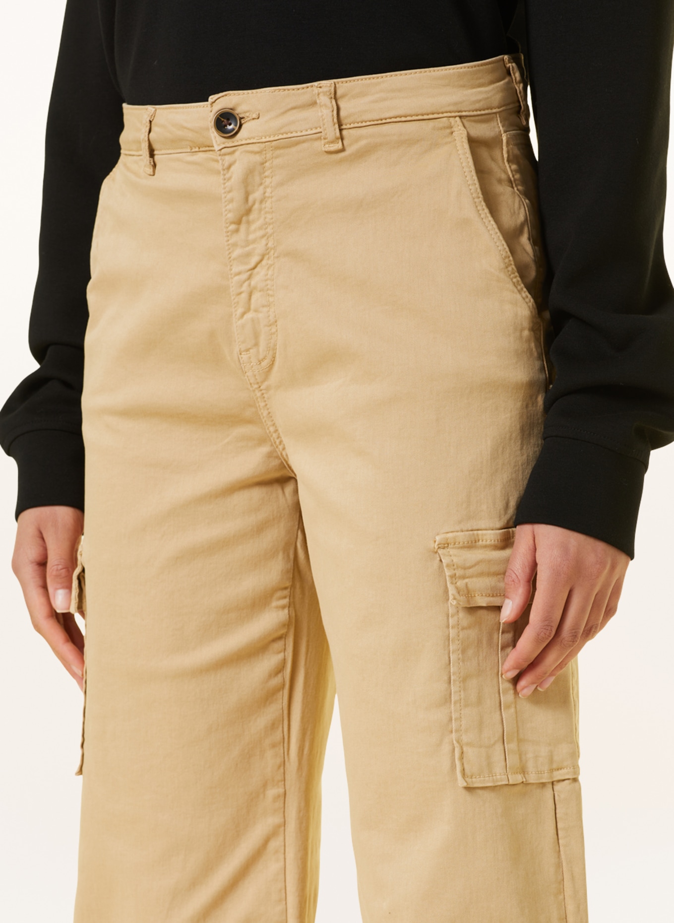 ONLY Cargo pants, Color: DARK YELLOW (Image 5)