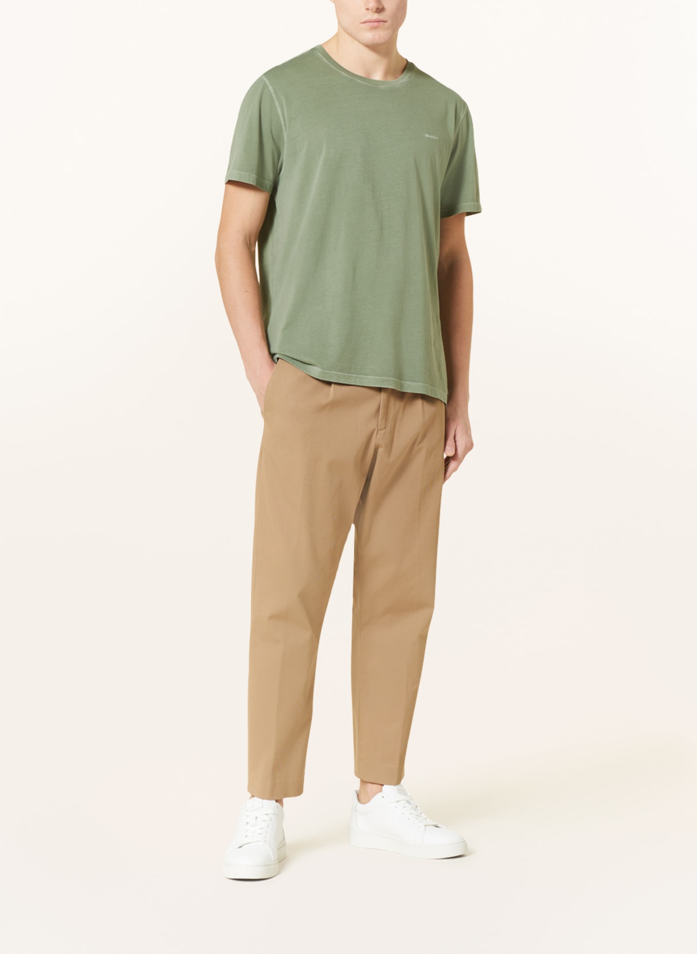 GANT T-shirt, Color: DARK GREEN (Image 2)