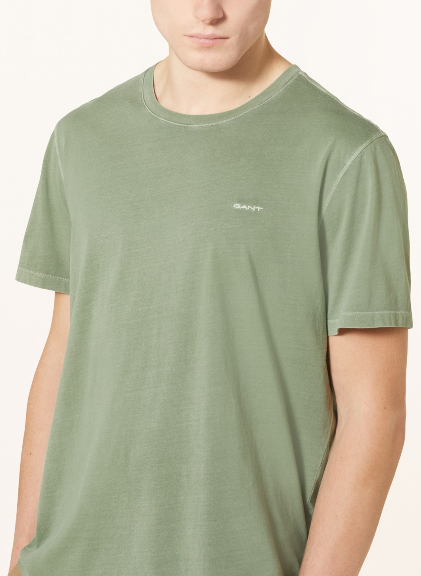 GANT T-shirt, Color: DARK GREEN (Image 4)