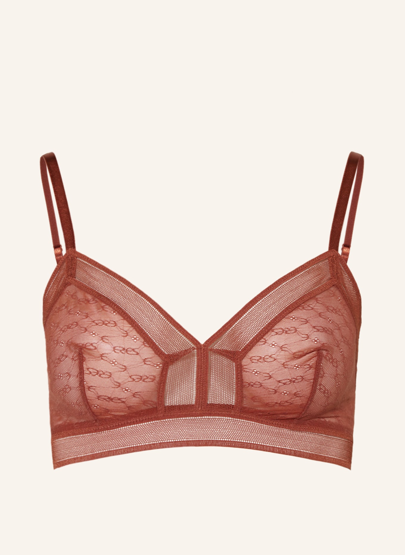 ERES Bralette COURBE, Color: BROWN (Image 1)
