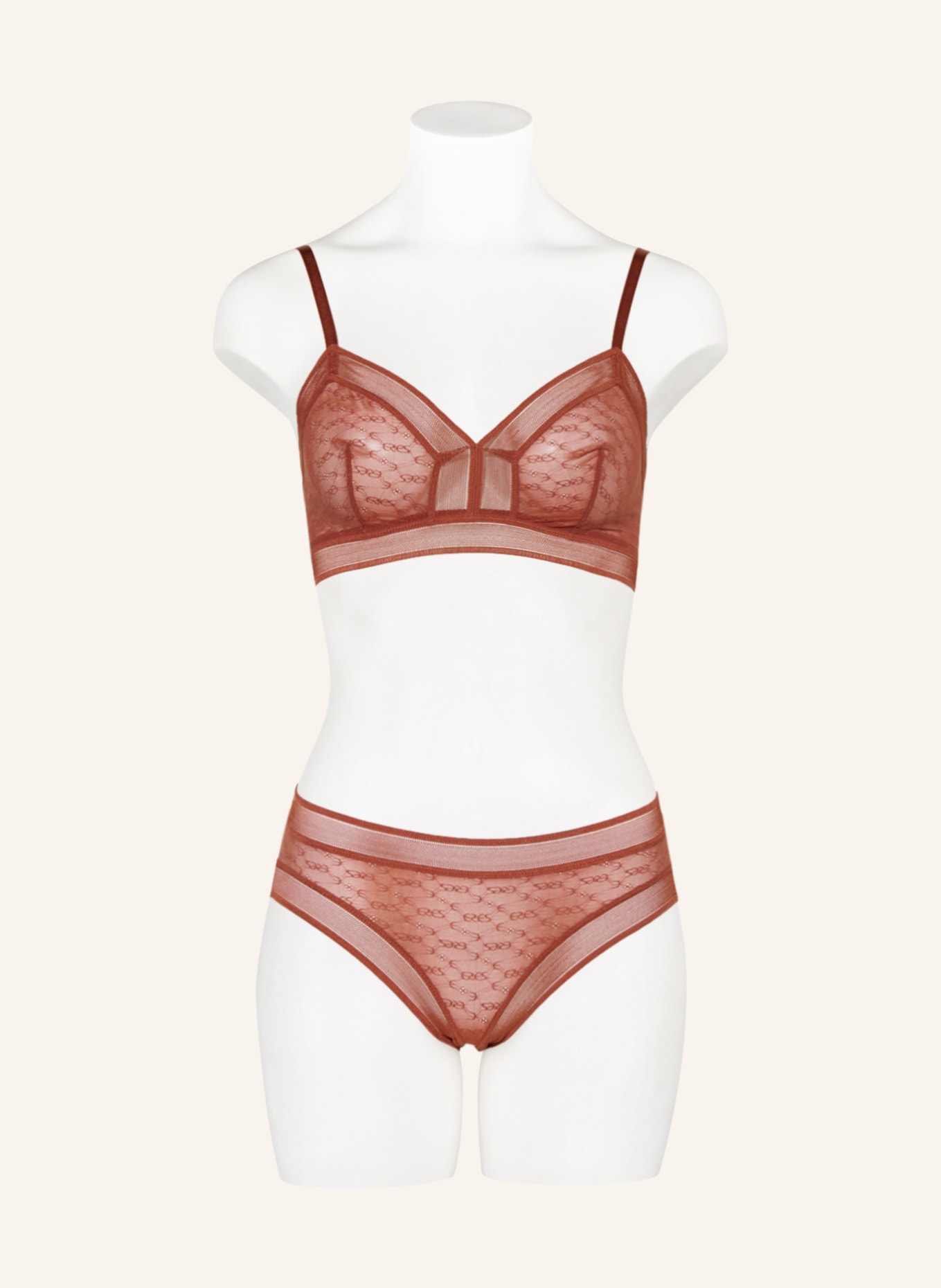 ERES Bralette COURBE, Color: BROWN (Image 2)