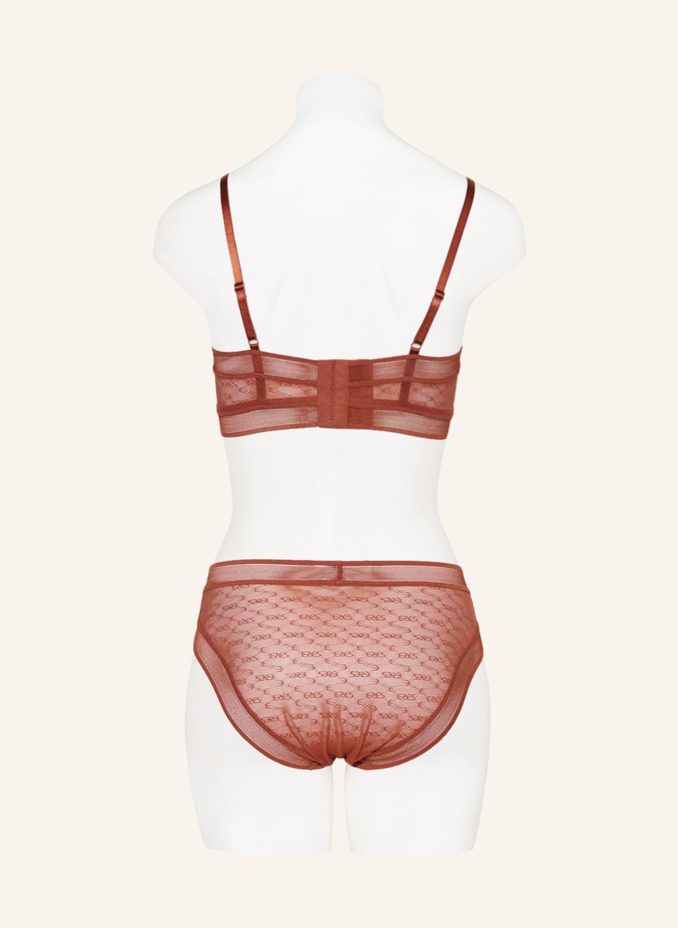 ERES Bralette COURBE, Color: BROWN (Image 3)