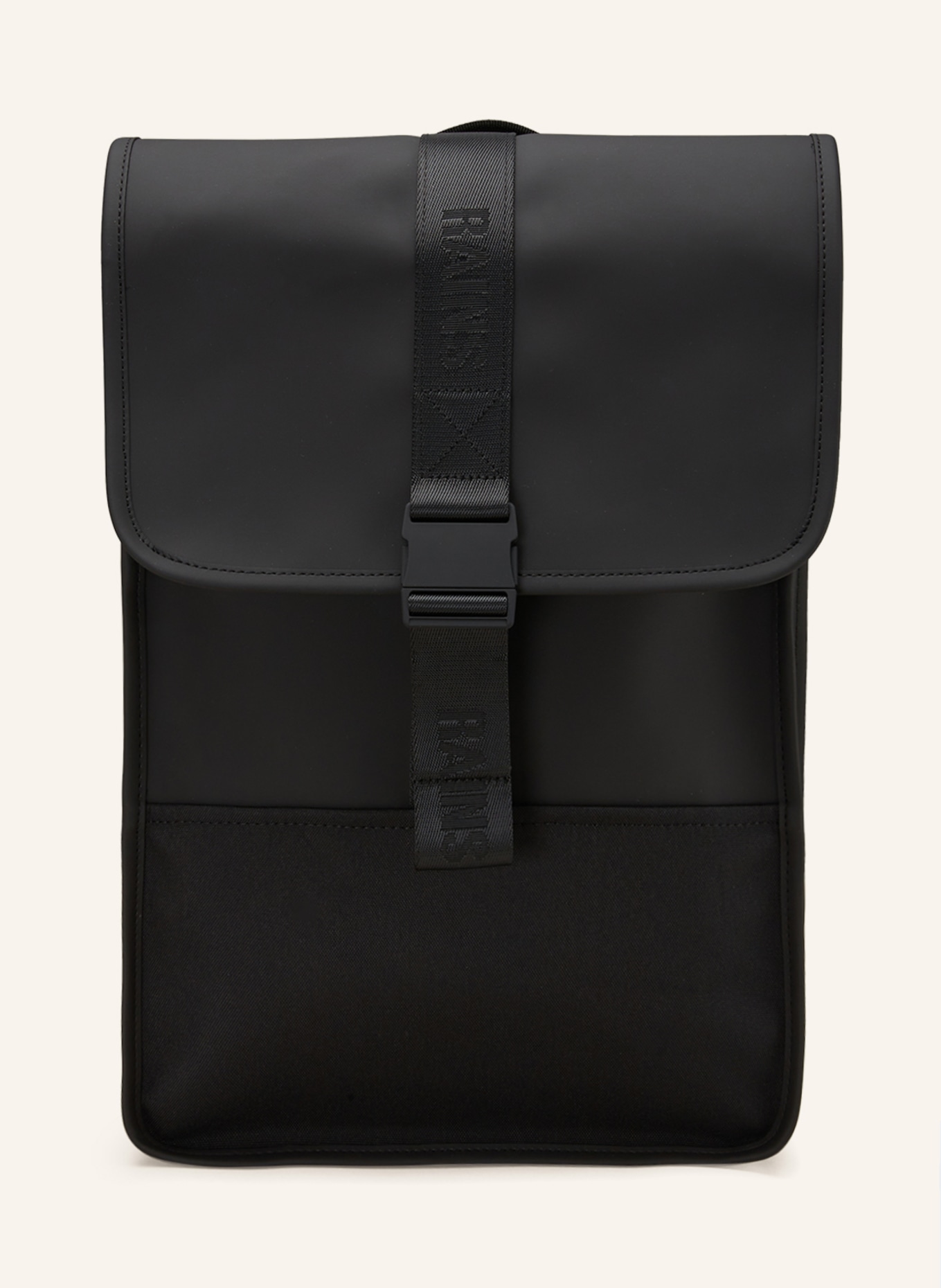RAINS Backpack with laptop compartment, Color: BLACK (Image 1)