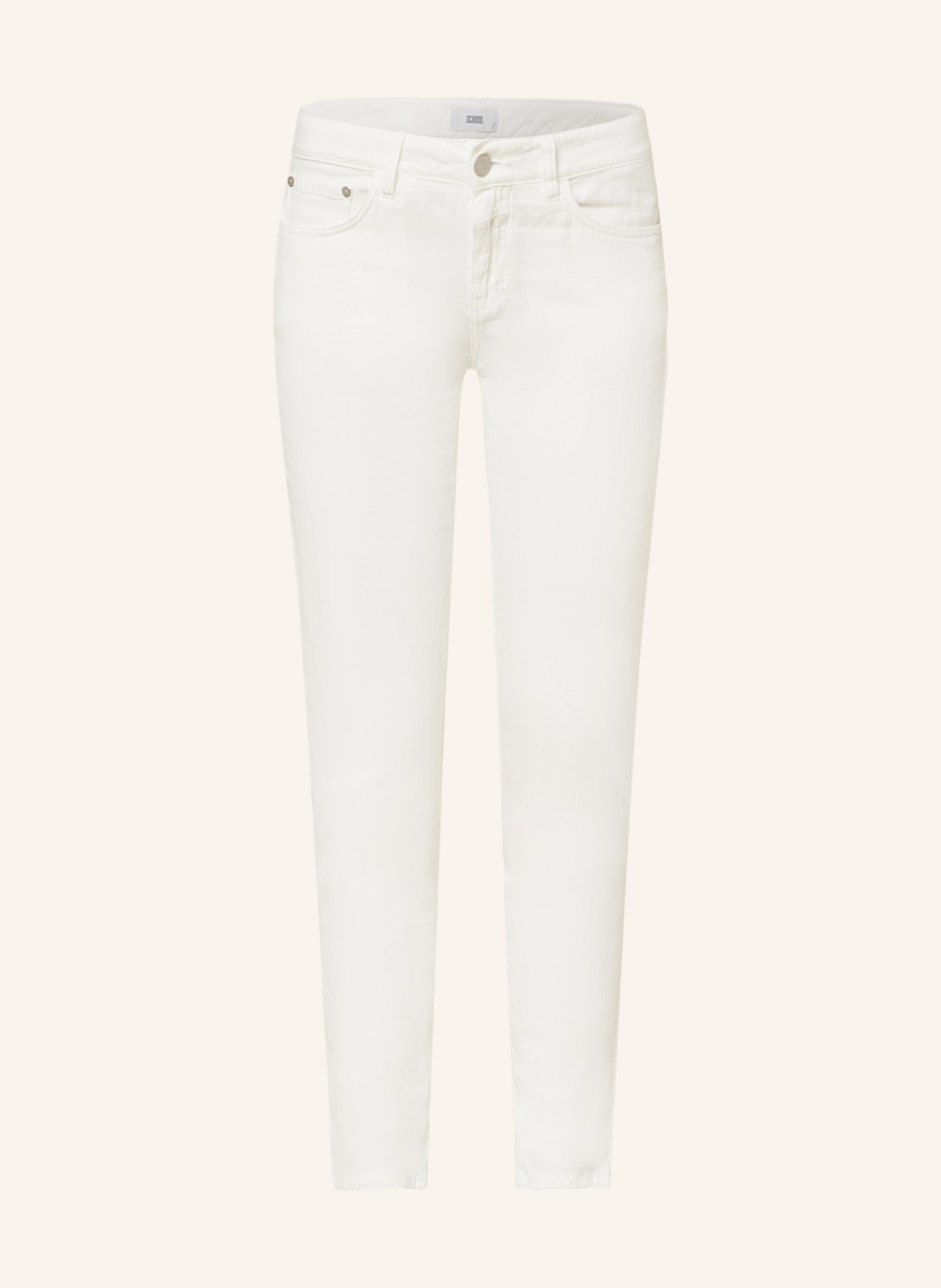 CLOSED 7/8-Jeans BAKER mit Leinen, Farbe: 200 WHITE(Bild null)