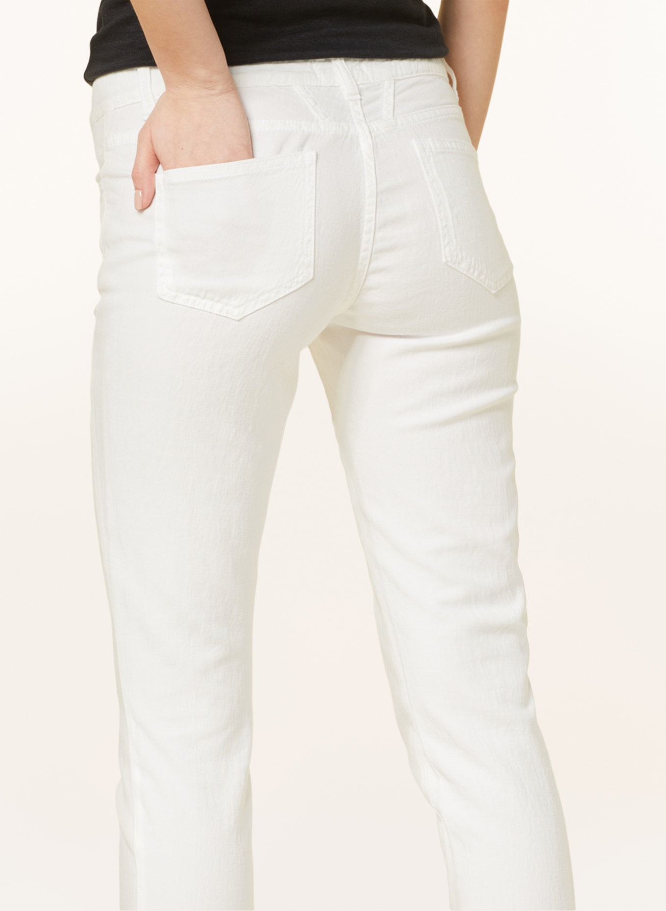 CLOSED 7/8-Jeans BAKER mit Leinen, Farbe: 200 WHITE (Bild 5)