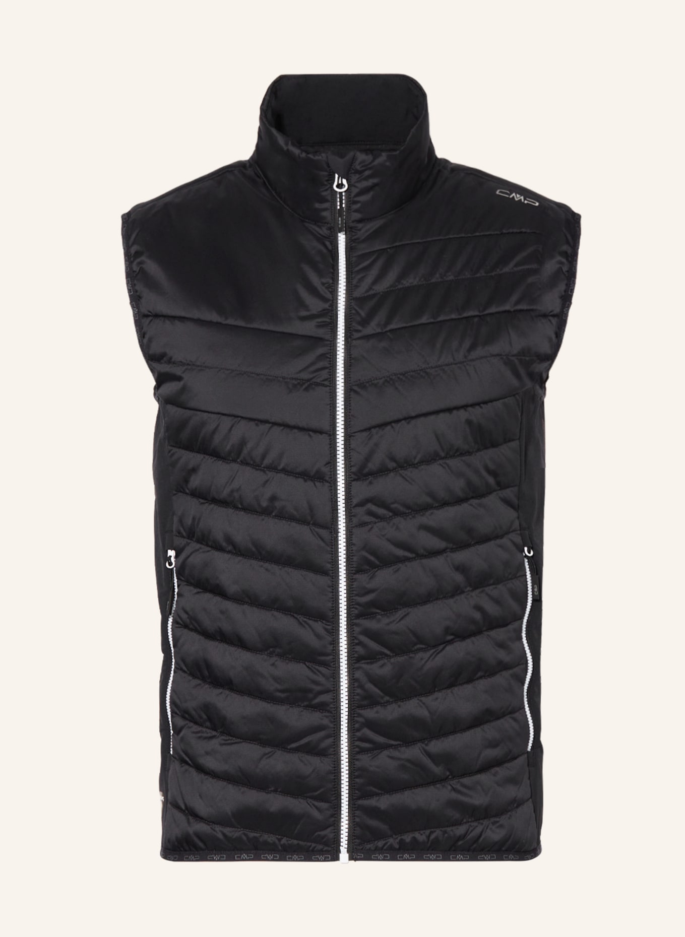CMP Hybrid quilted vest, Color: BLACK (Image 1)
