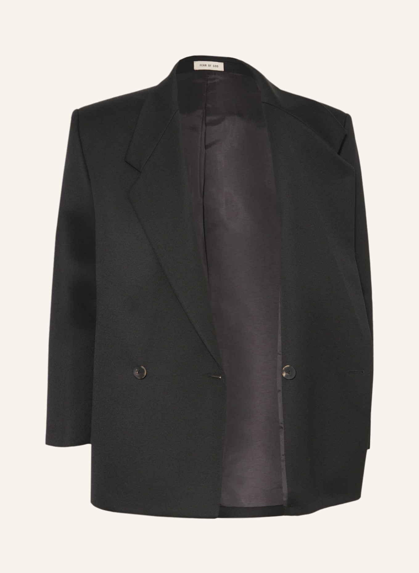FEAR OF GOD Suit jacket regular fit, Color: BLACK (Image 4)