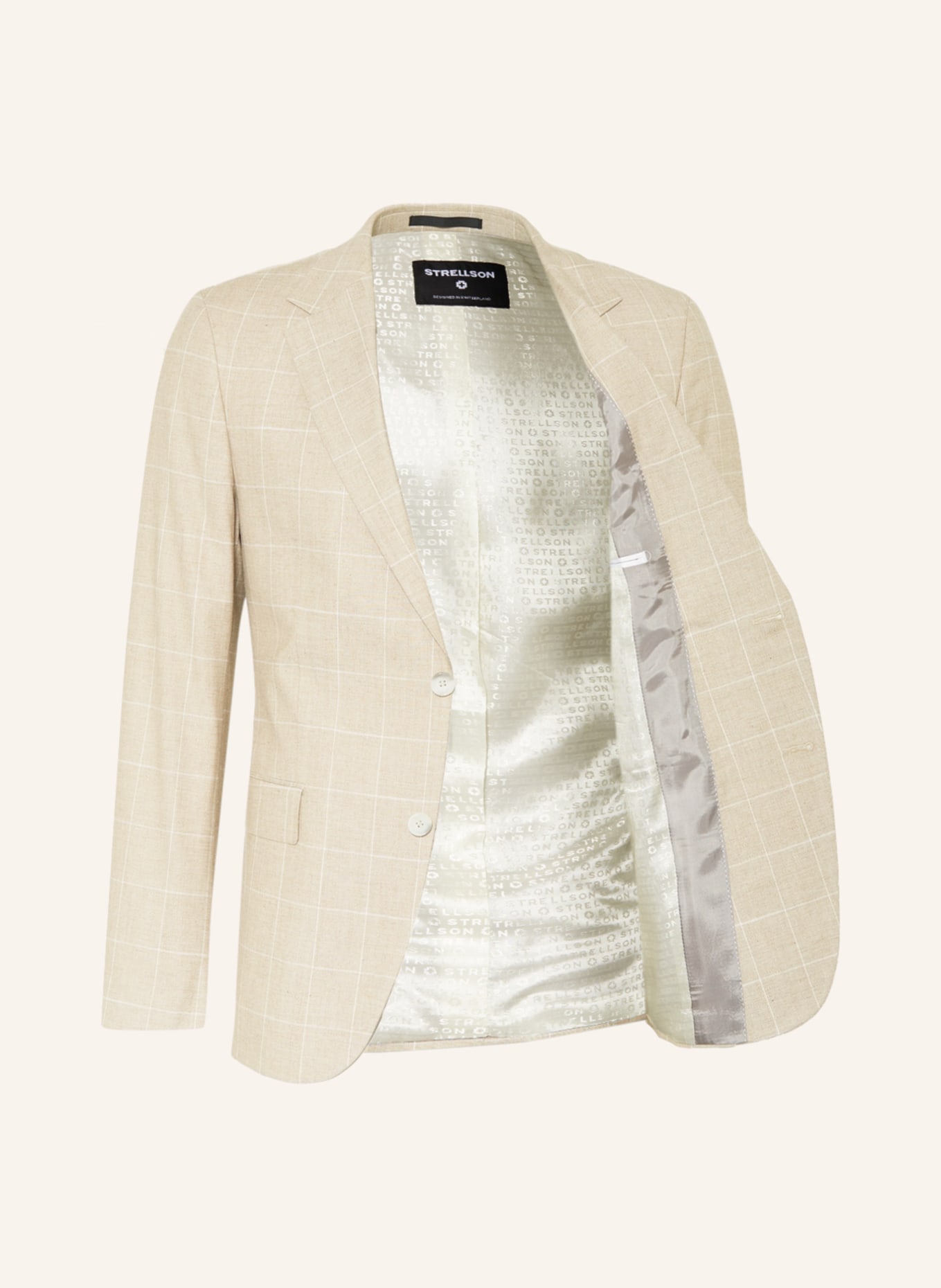 STRELLSON Suit jacket ALZER2 slim fit, Color: BEIGE (Image 4)