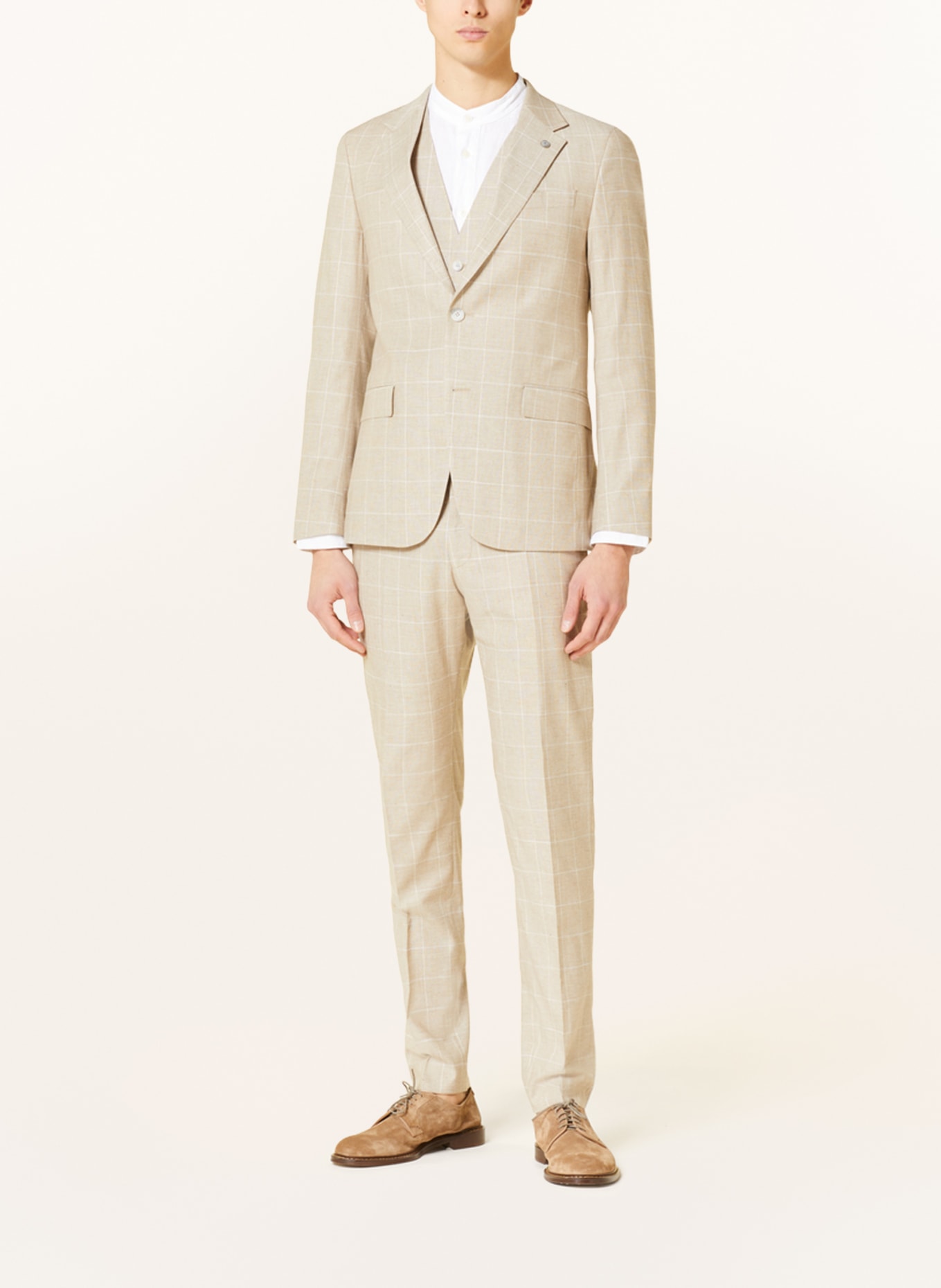 STRELLSON Suit trousers MACE slim fit, Color: BEIGE (Image 2)